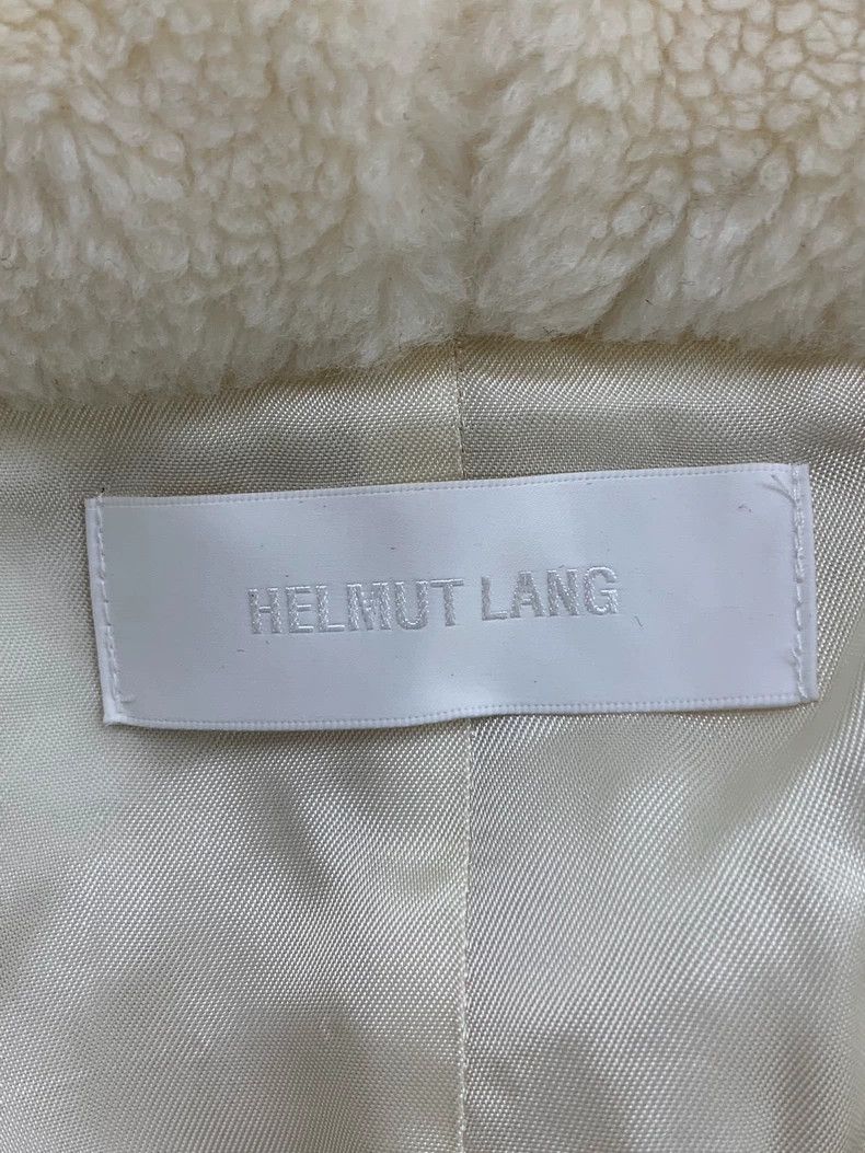 Helmut Lang HELMUT LANG White lamb fur coat Size XS / US 0-2 / IT 36-38 - 3 Thumbnail