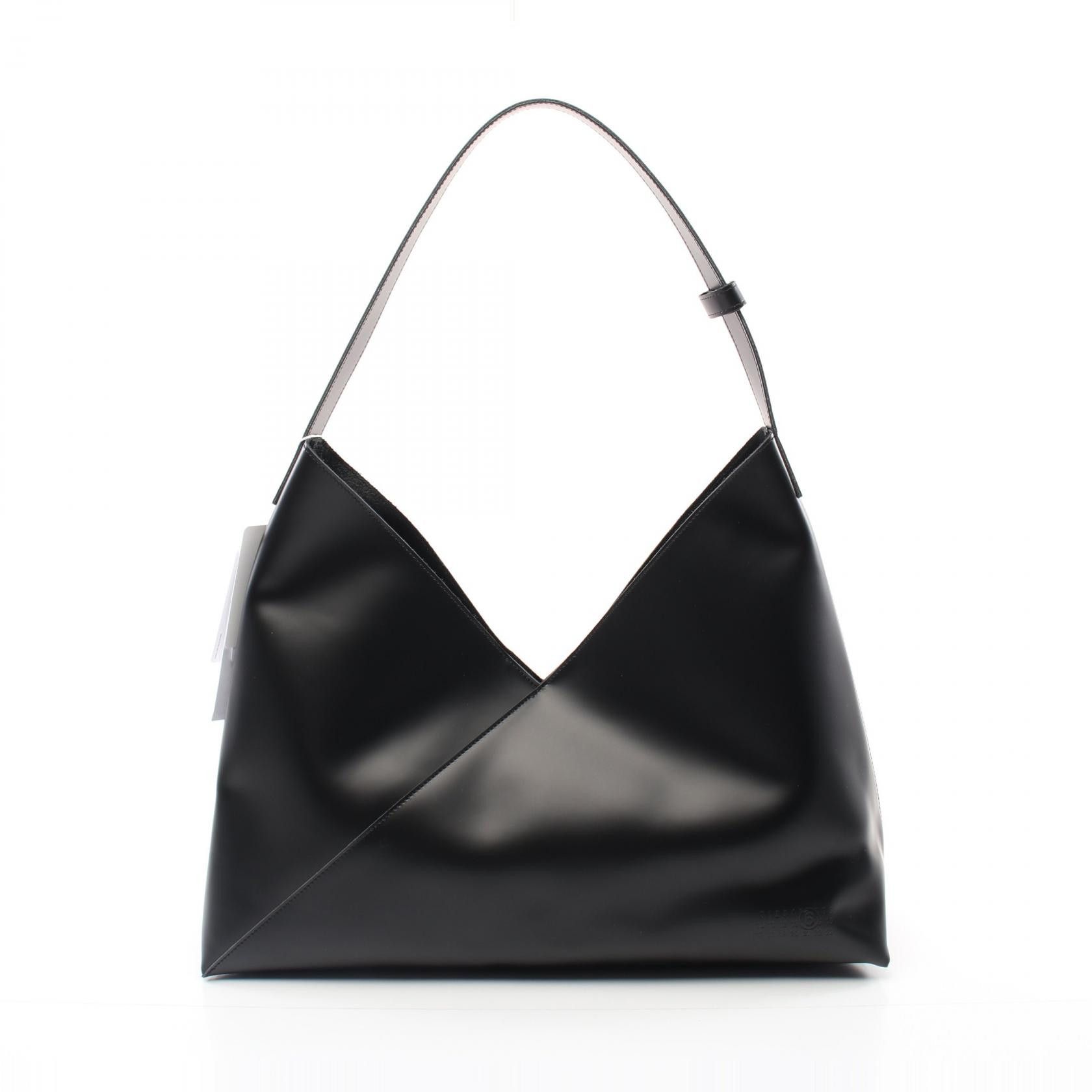 Mm6 Maison Margiela Mm6 Sb6Wc0016P7183T8013 Leather Shoulder Bag Leather Shoulder Bag Sb6Wc0016P7183T8013 in Black, Women's