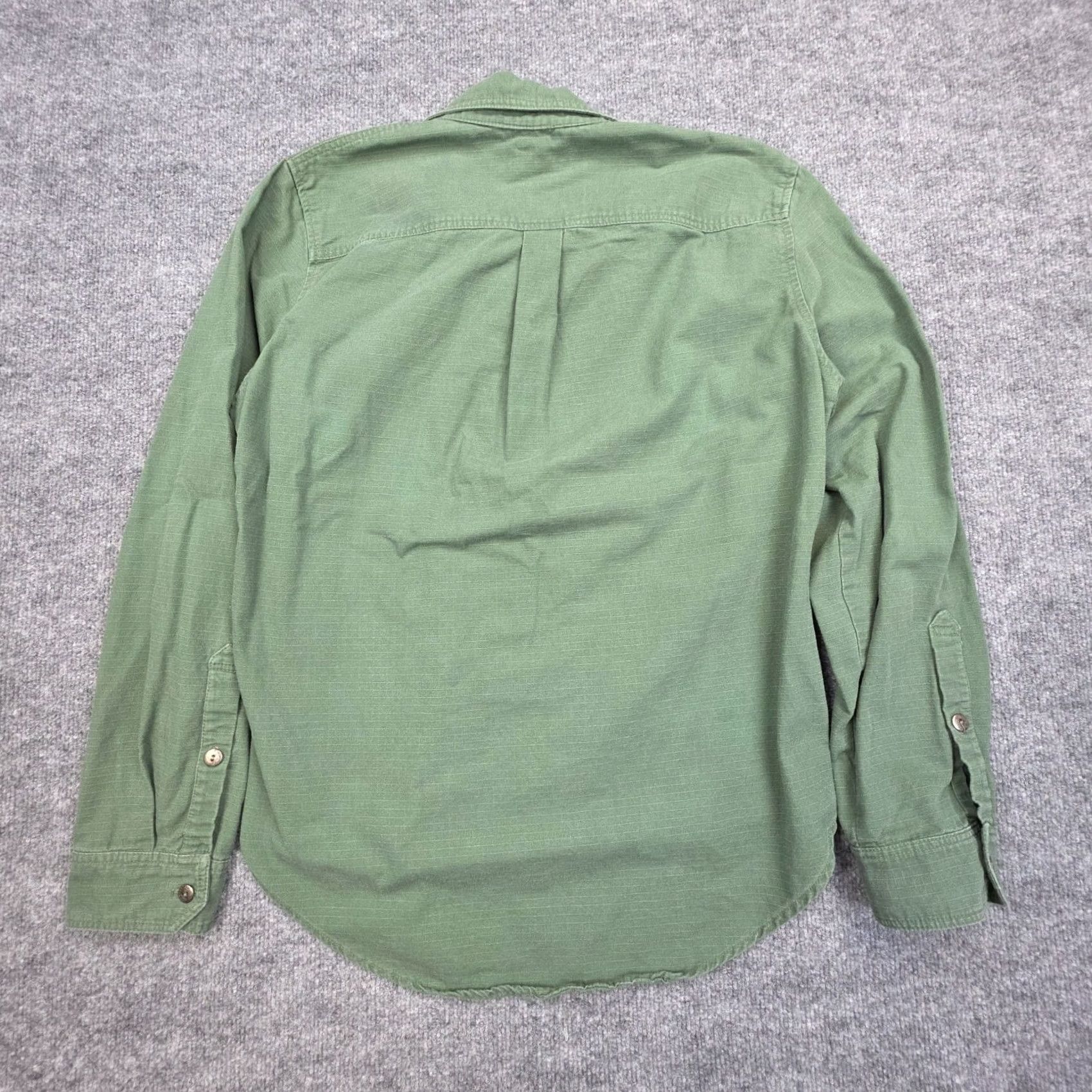 Vintage VINTAGE Unbranded Military Button Up Shirt Mens Medium Green FREE WORKERS UNION USA Button-Up Shirt Mens Green Size US M / EU 48-50 / 2 - 3 Thumbnail