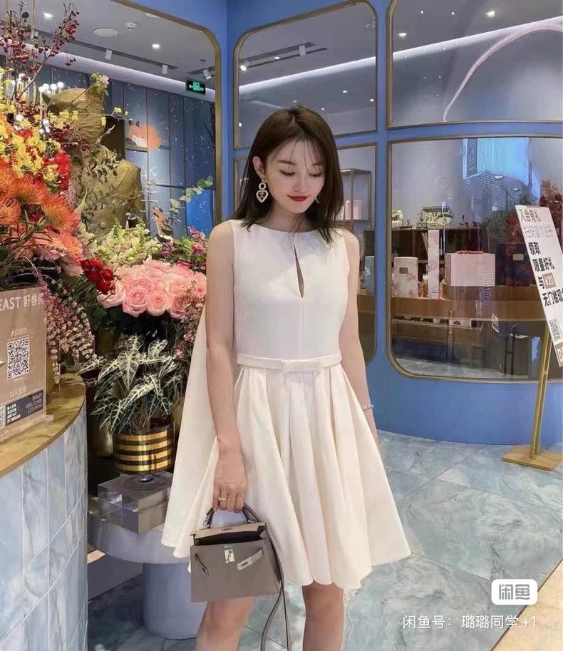 Dior Dior Rose pink small silhouette dress Size XS / US 0-2 / IT 36-38 - 5 Thumbnail
