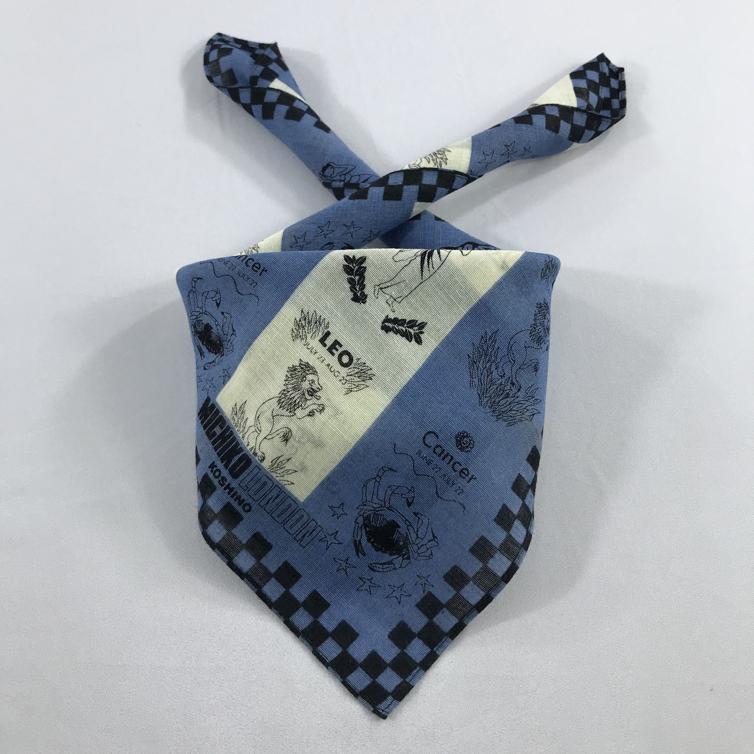 Michiko Koshino London × Vintage Michiko London Bandana / Handkerchief / Neckerchief - S2139 Size ONE SIZE - 3 Thumbnail