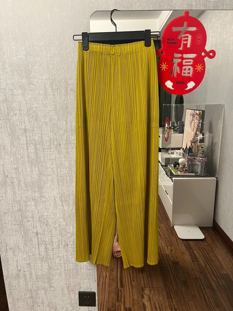 Issey Miyake issey miyake size:m Pleated wide-leg pants Size US 26 / EU 42 - 1 Thumbnail