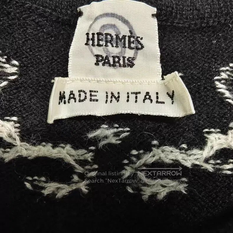 Hermes Hermes Constellation Black and White Polka Dot Cashmere Kn Size XXS / US 00 / IT 34 - 3 Thumbnail