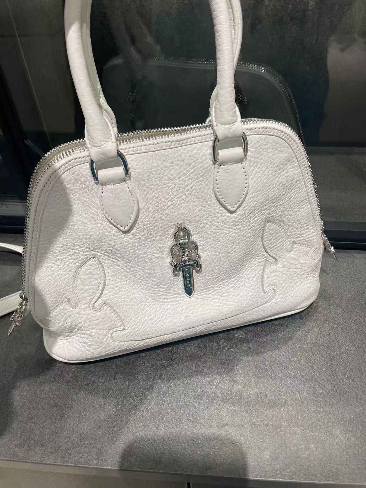Chrome Hearts Chrome Hearts White Dagger Done Mini Handle Bag Size ONE SIZE - 11 Thumbnail
