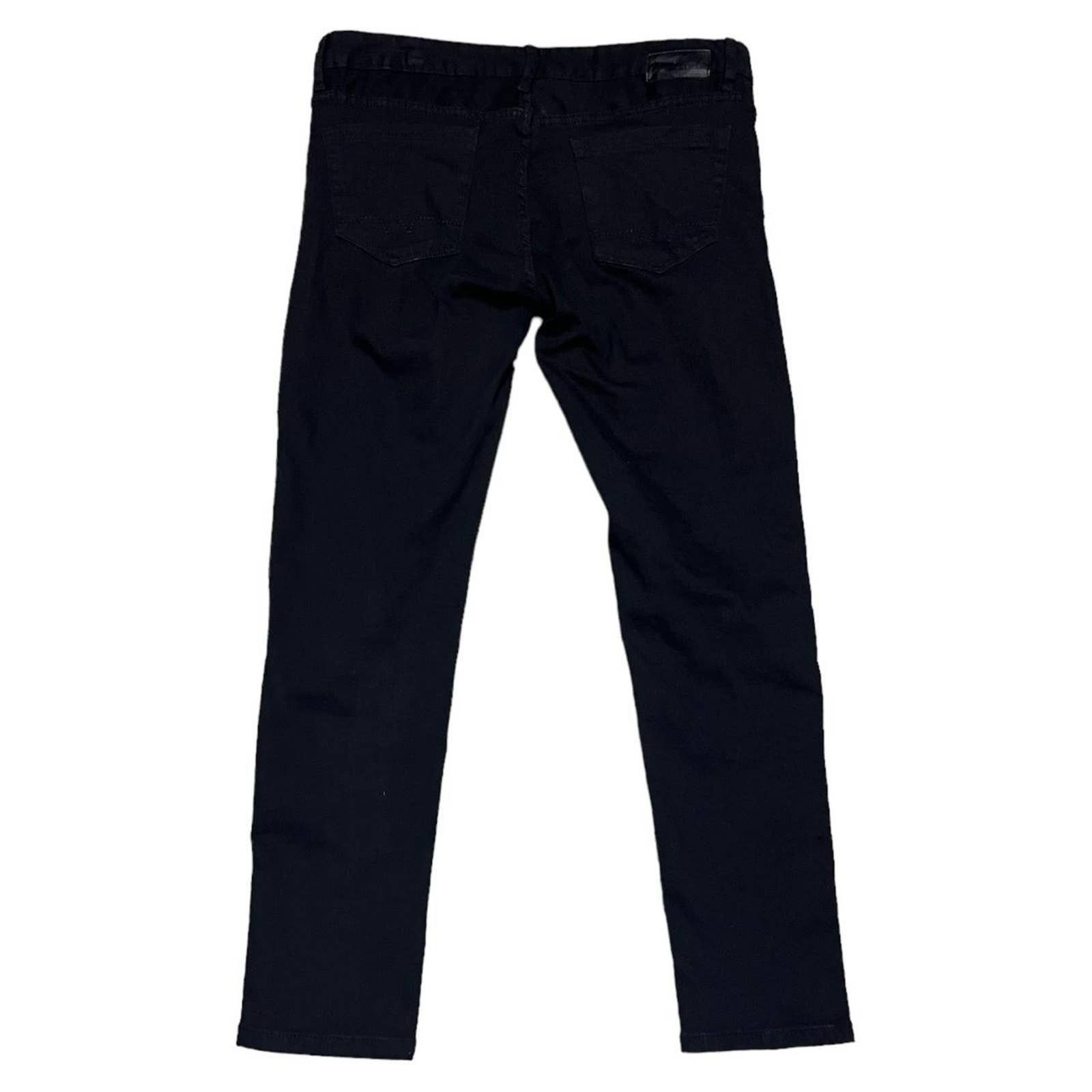 Other Custom Painted Haring Design Black Denim Jeans Size US 36 / EU 52 - 3 Thumbnail