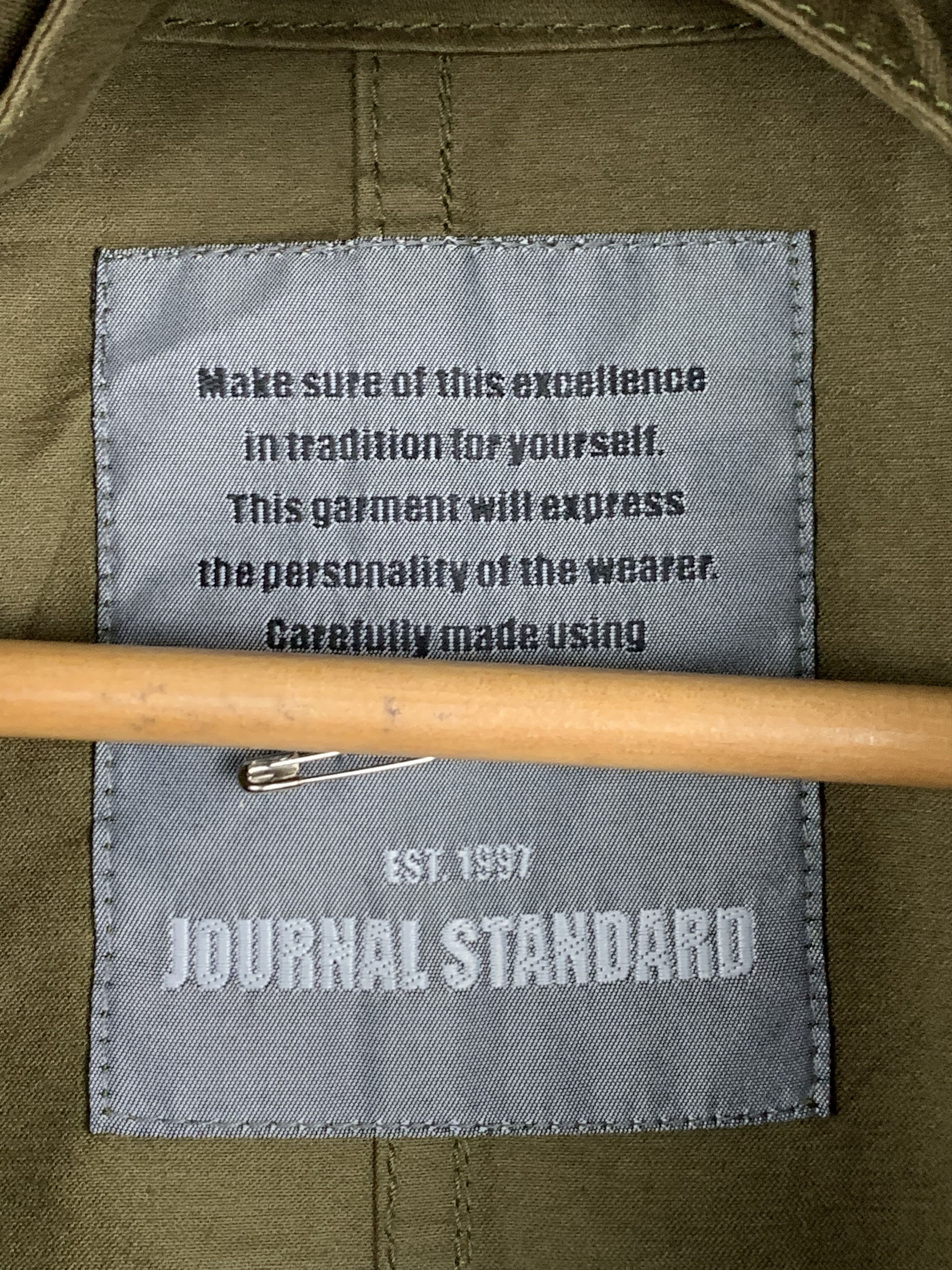 Japanese Brand Vintage Journal Standard Hoodie Parka Jacket Military J0816 Size US L / EU 52-54 / 3 - 5 Thumbnail