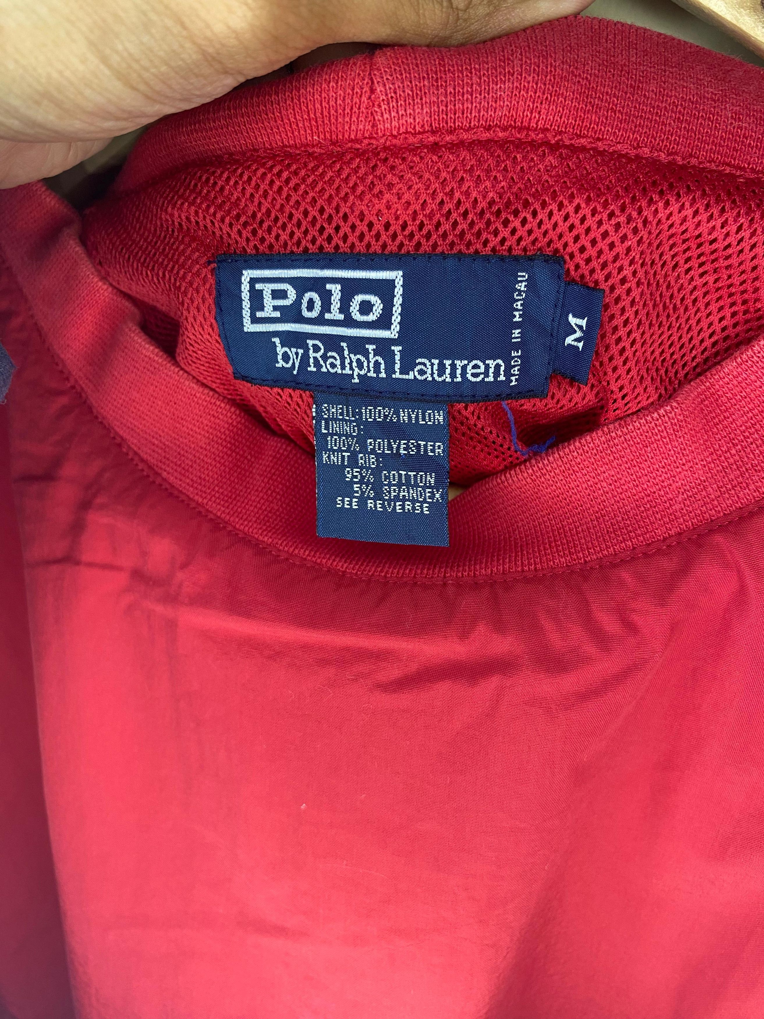 Polo Ralph Lauren Polo Windbreaker Red Color Size US M / EU 48-50 / 2 - 2 Thumbnail