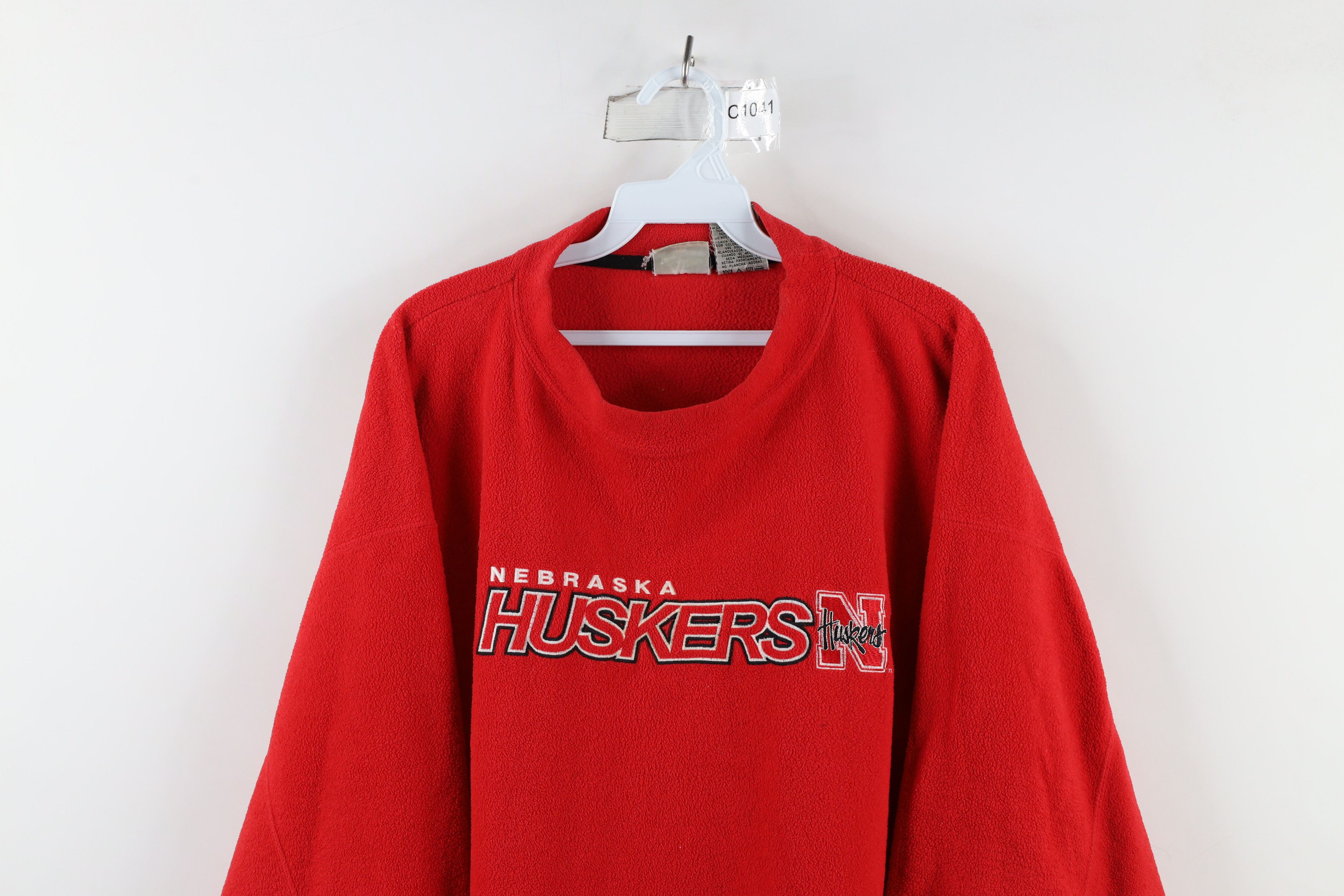 Vintage Vintage 90s Out University of Nebraska Fleece Sweatshirt Size US XXL / EU 58 / 5 - 2 Thumbnail