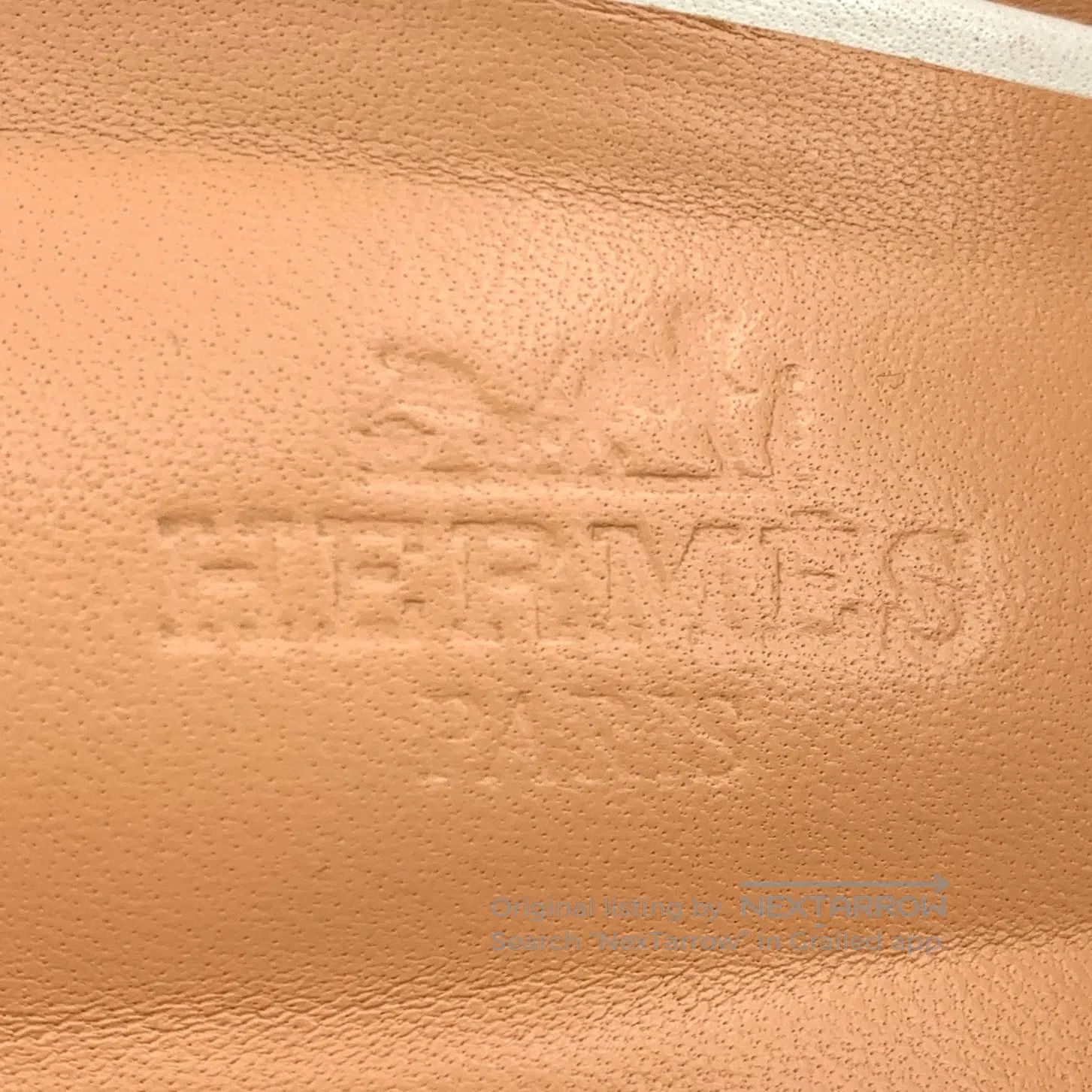 Hermes Hermes White silver buckle Mule block high-heeled shoes| Size US 8.5 / IT 38.5 - 7 Thumbnail