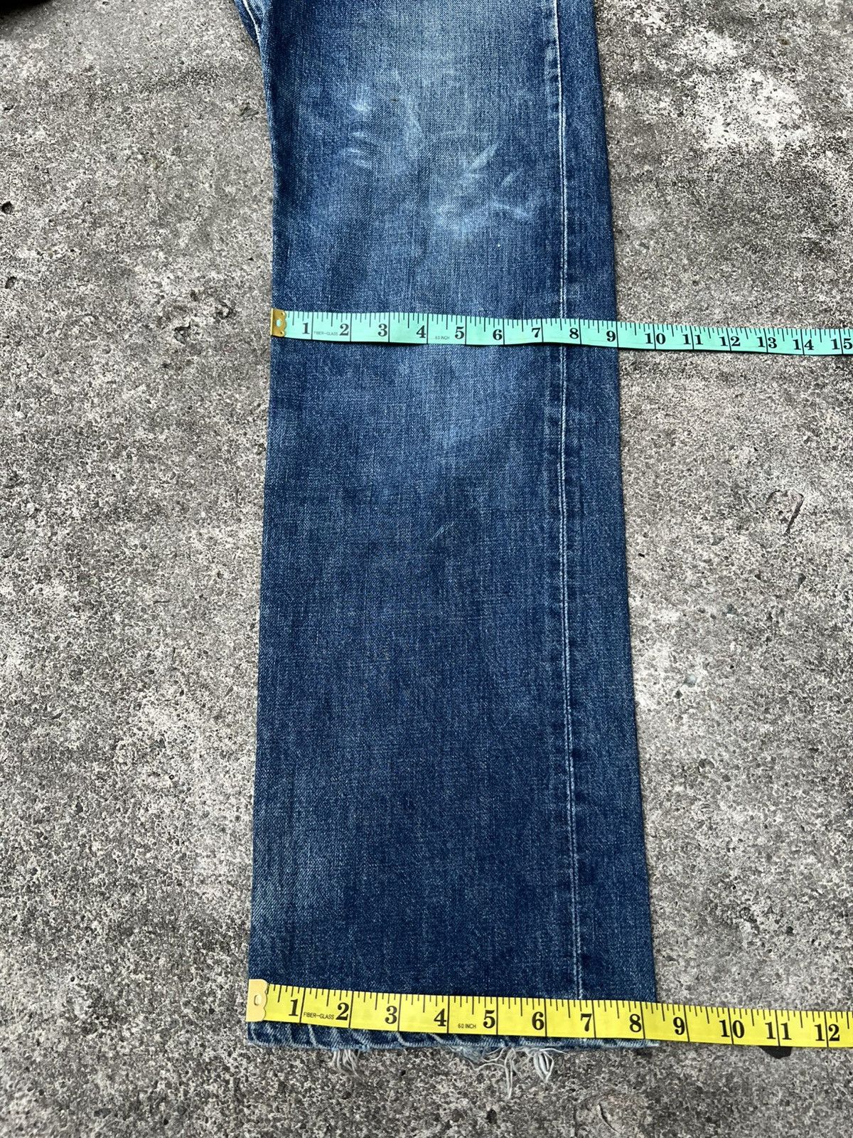 Levi's Vintage 90’s Levis 504Z Big E Selvedge Distressed Jean Size US 28 / EU 44 - 6 Thumbnail
