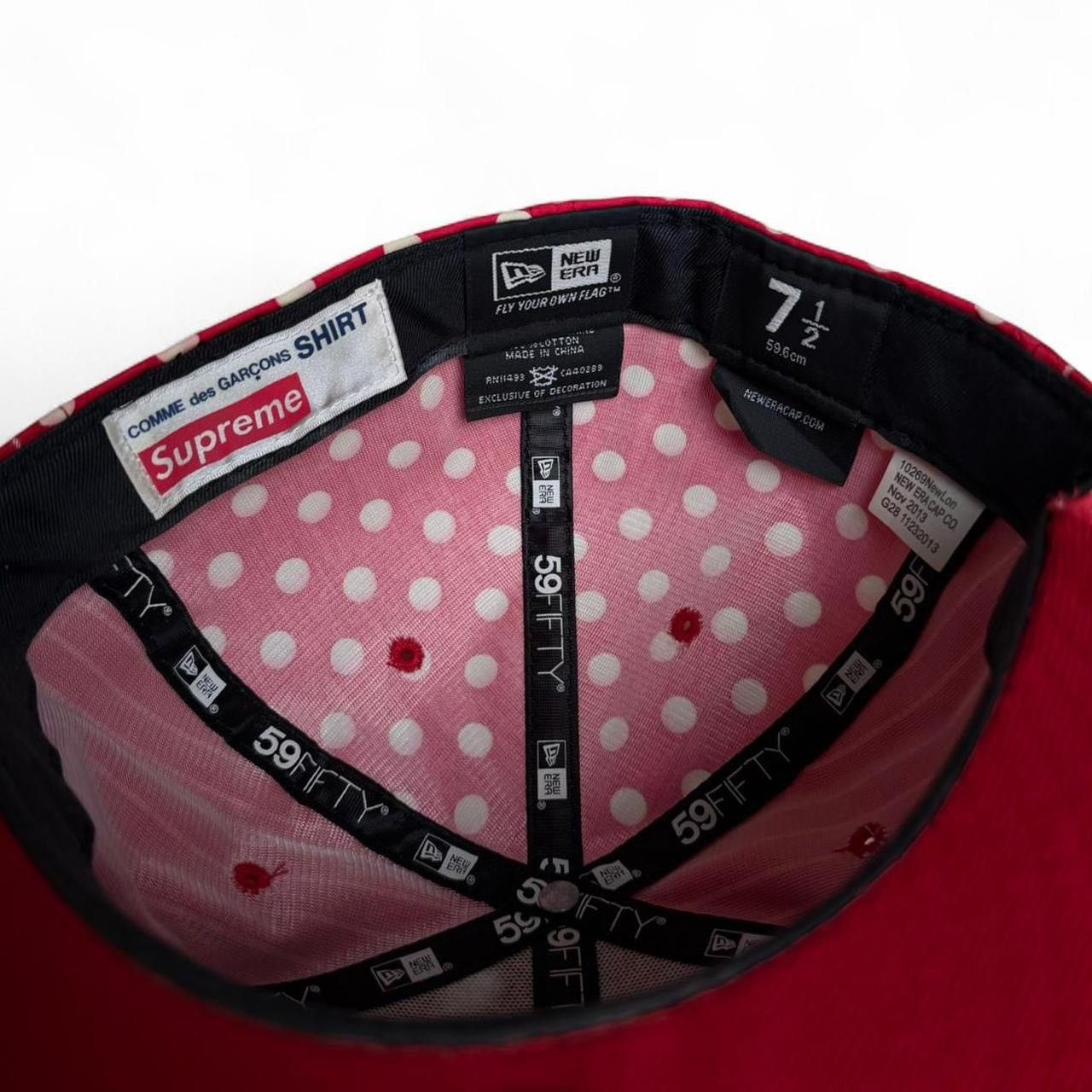 Comme des Garcons SHIRT × Supreme Supreme CDG New Era Hat SS14 Size ONE SIZE - 5 Thumbnail