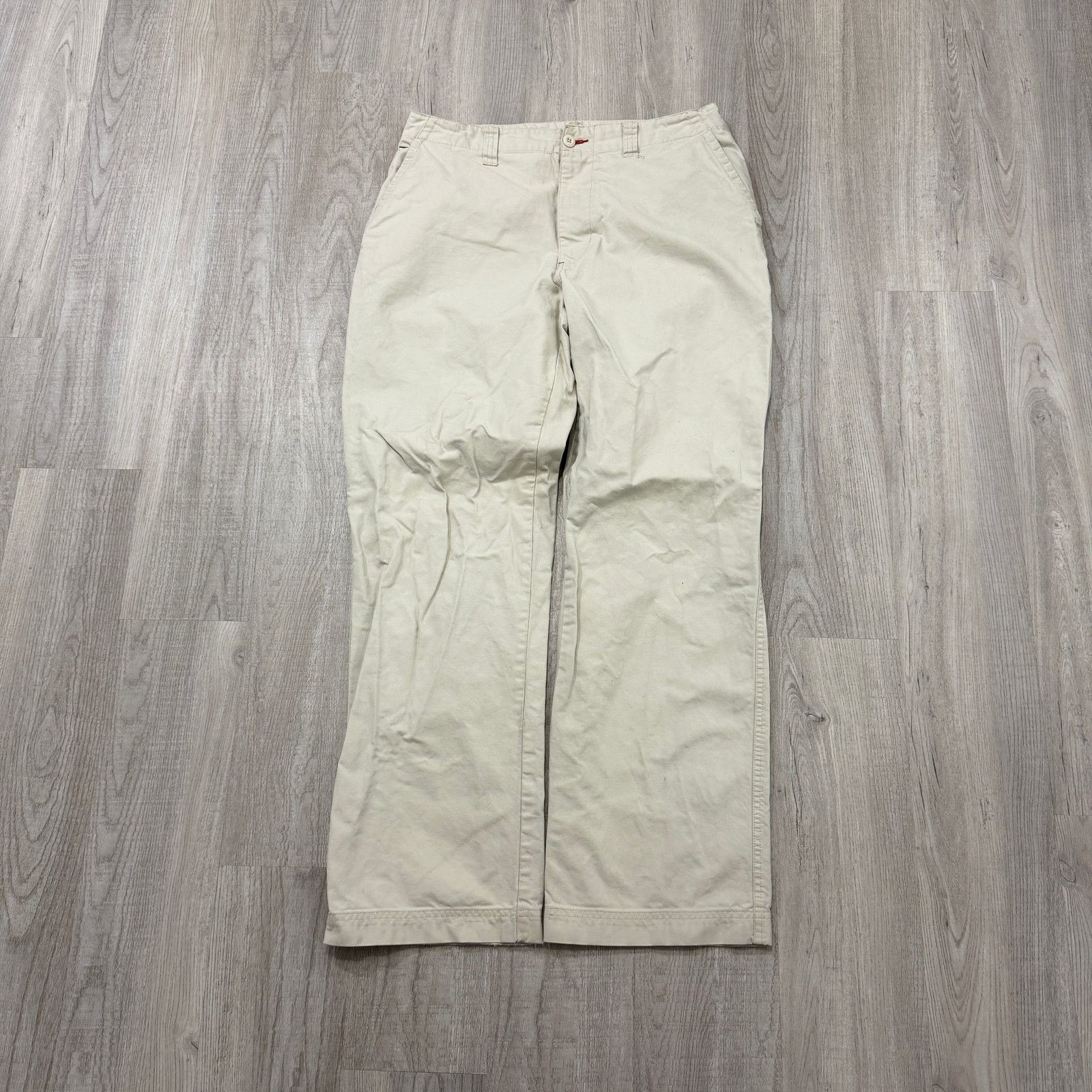 Tommy Hilfiger Vintage Tommy Hilfiger Pants Men's 33x32 Ivory Straight Size US 33 - 1 Thumbnail