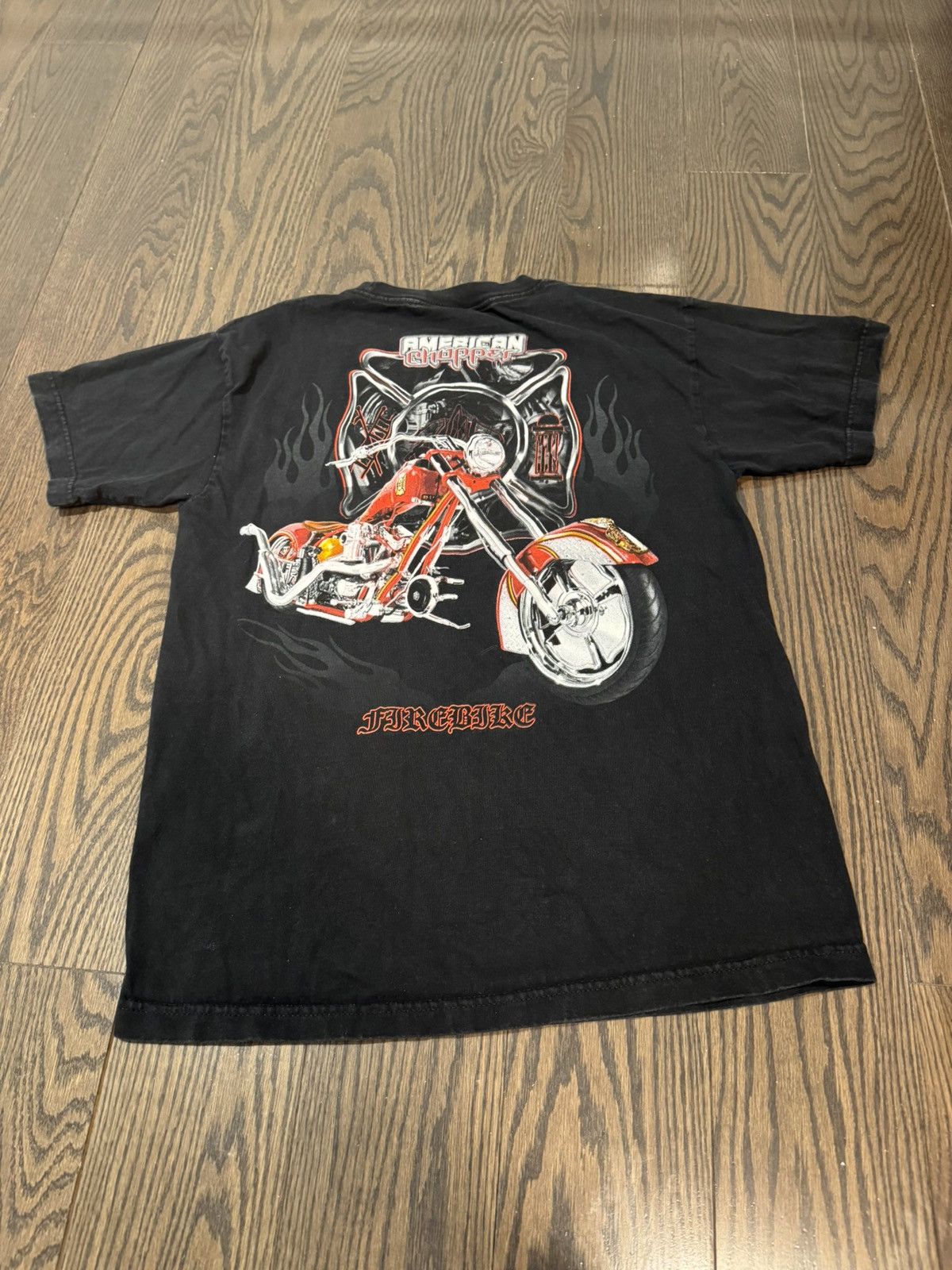 Vintage VINTAGE AMERICAN CHOPPERS T SHIRT Size US S / EU 44-46 / 1 - 1 Thumbnail