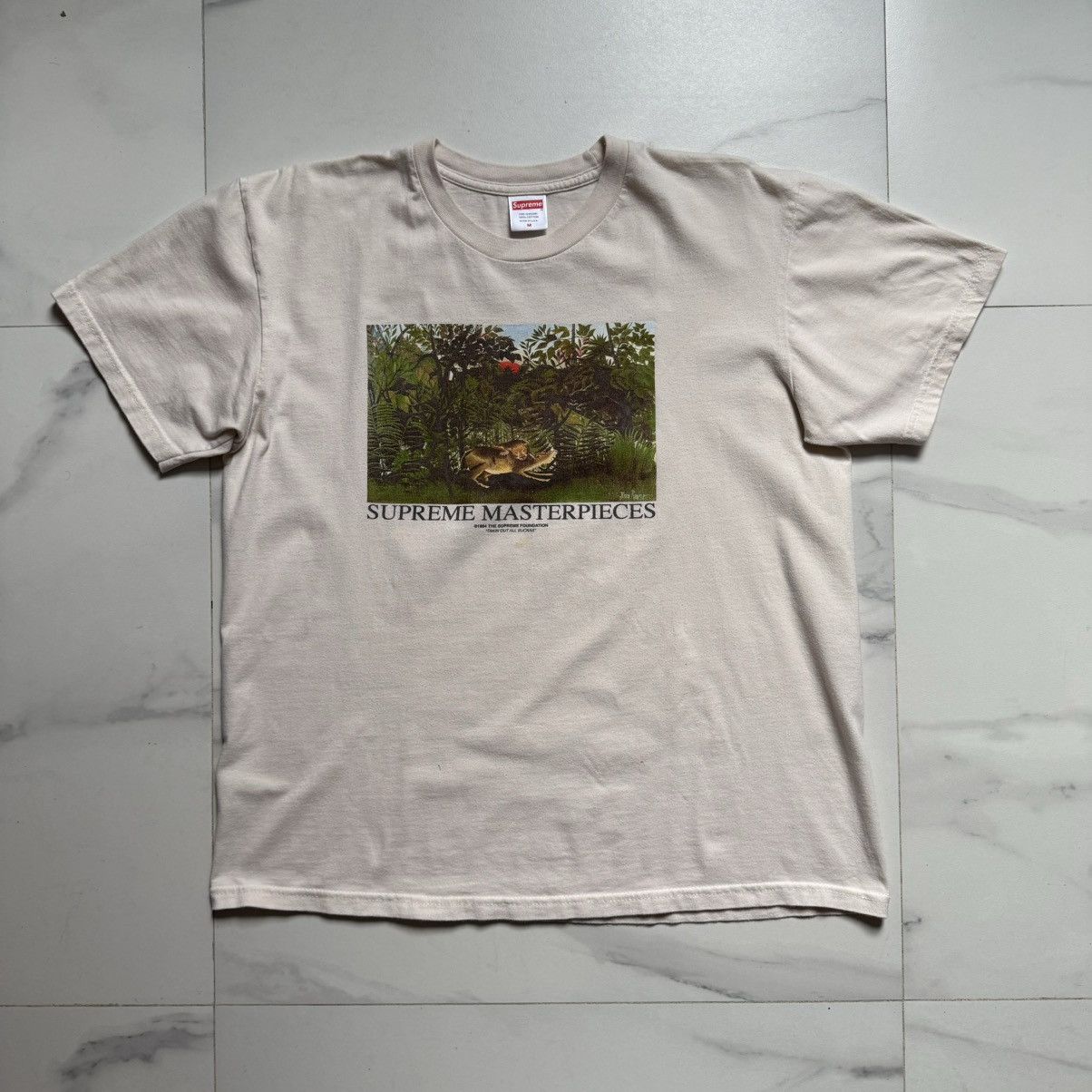 Supreme Supreme SS20 Masterpieces Natural Tee Size US M / EU 48-50 / 2 - 2 Thumbnail