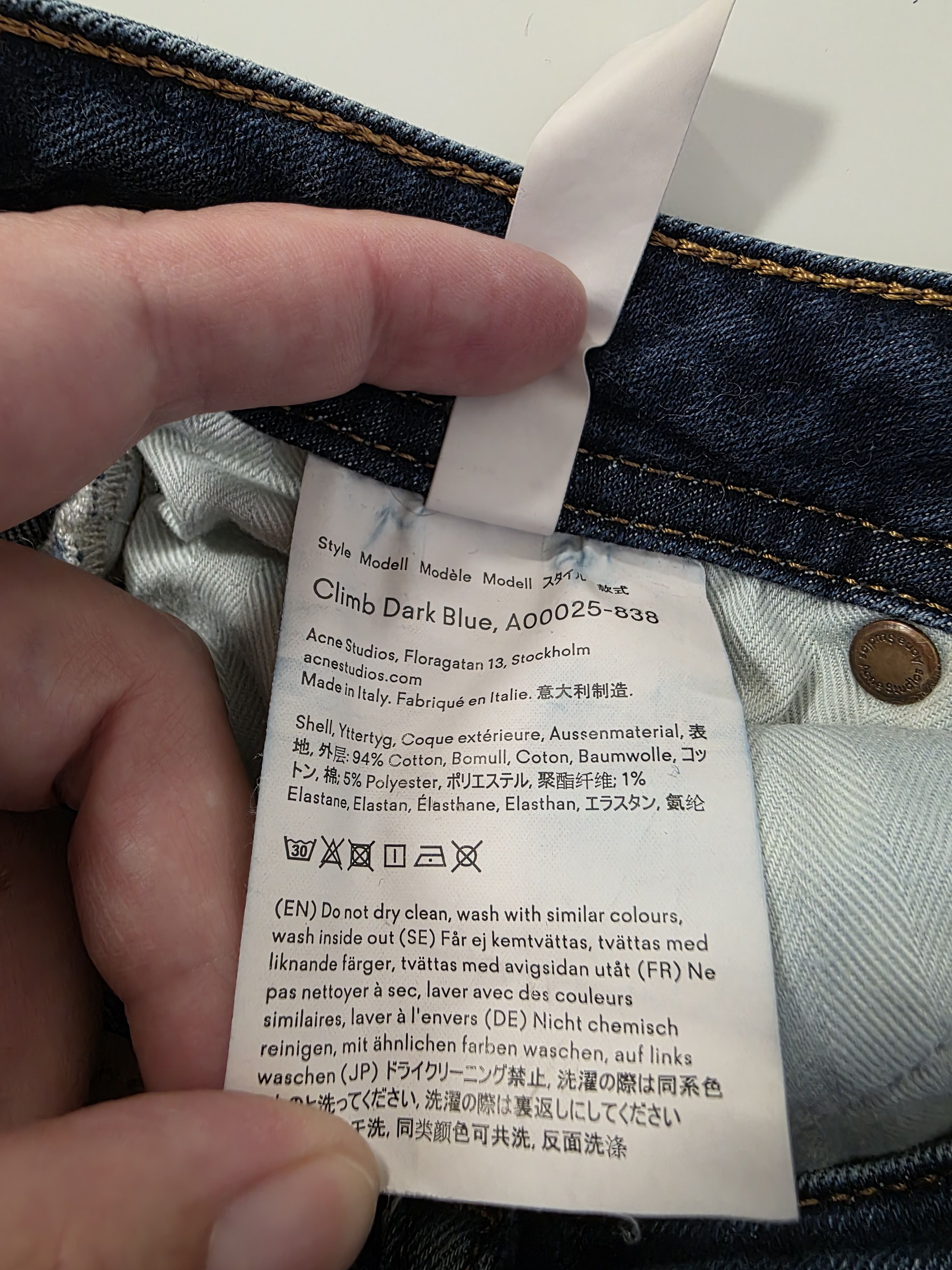 Acne Studios Acne Studios women's jeans Climb 24x32 slim fit Size 24" / US 00 / IT 34 - 7 Thumbnail