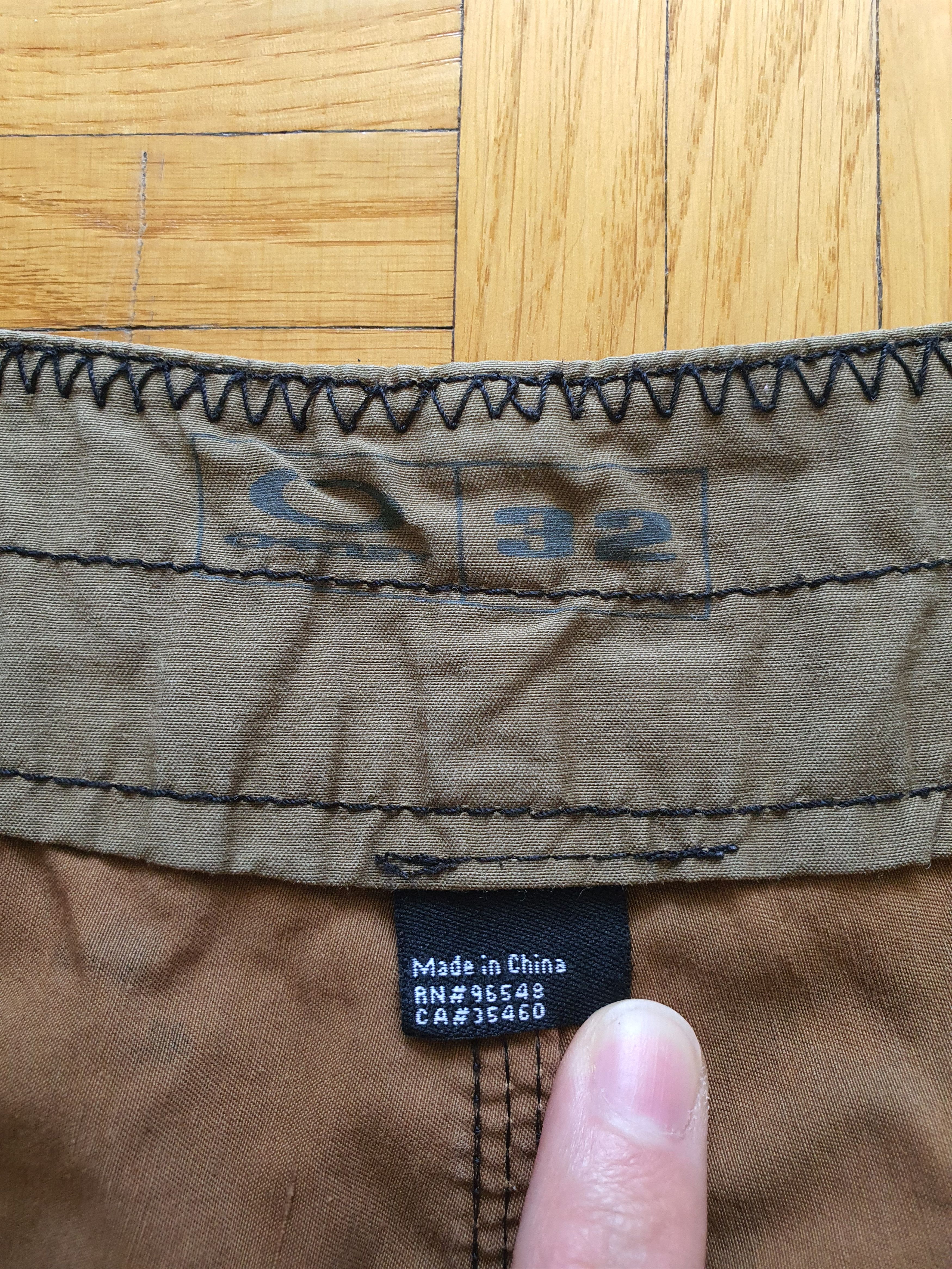 Oakley × Vintage Drawstring Swimming Casual Camo Shorts - Vintage (Y2K) Size US 32 / EU 48 - 4 Thumbnail