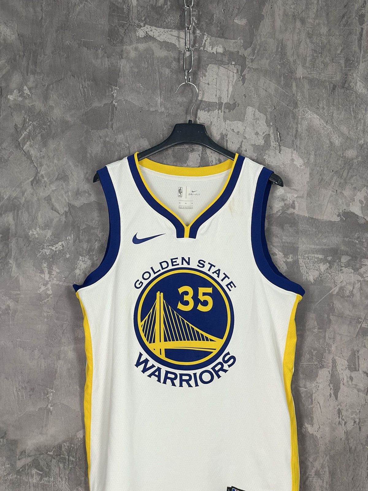 NBA Kevin Durant Nike Authentic Golden State Warriors Jersey Size US M / EU 48-50 / 2 - 2 Thumbnail