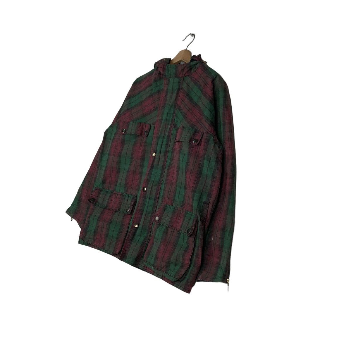 Vintage 🔥VINTAGE WAX JACKET WORKER BRITISH MILLERAIN TARTAN DESIGN Size US M / EU 48-50 / 2 - 2 Thumbnail