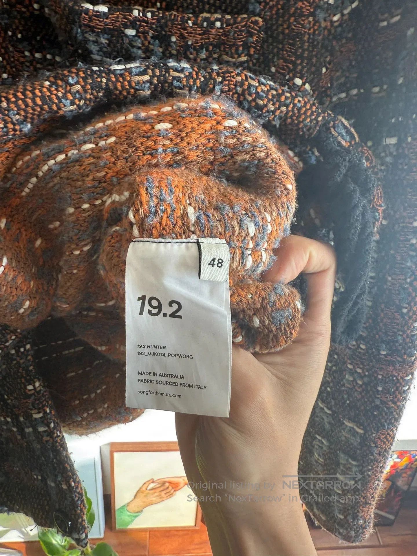 Song For The Mute unique early piece woven jacket by song for mute. Size US M / EU 48-50 / 2 - 4 Thumbnail