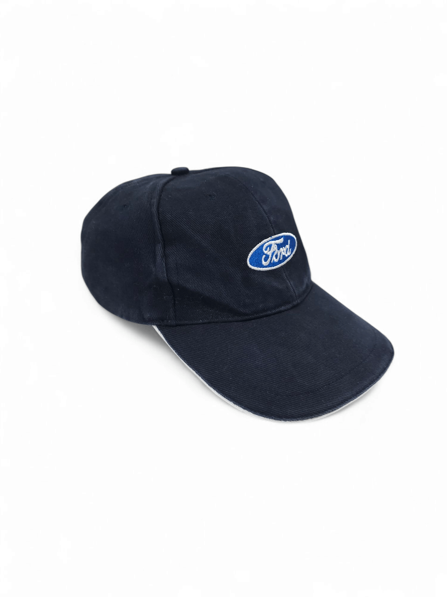 Ford 💎 Vintage Y2K Ford Black Navy Strapback Hat Cap Logo 90's Size ONE SIZE - 2 Thumbnail