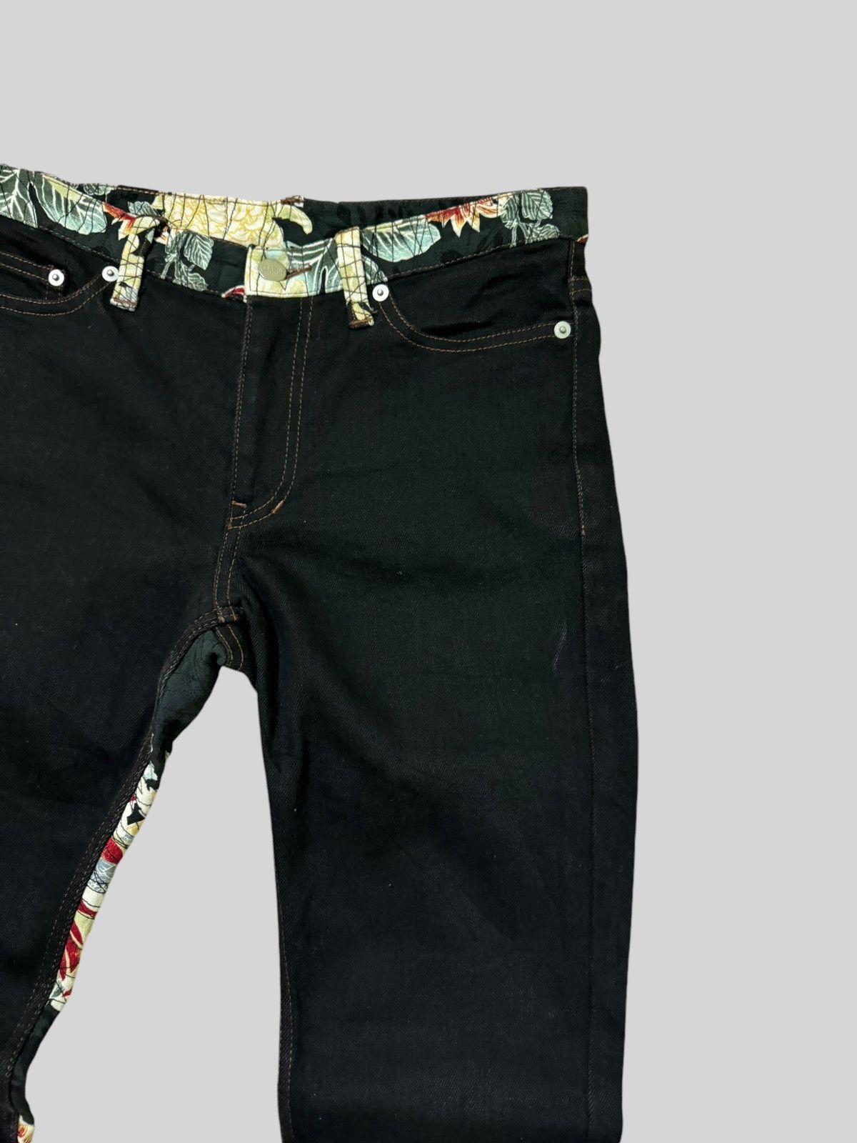 Hysteric Glamour × Japanese Brand Vintage GLAMDY Reconstructed Undercover Style Denim Pant Size US 29 - 5 Thumbnail