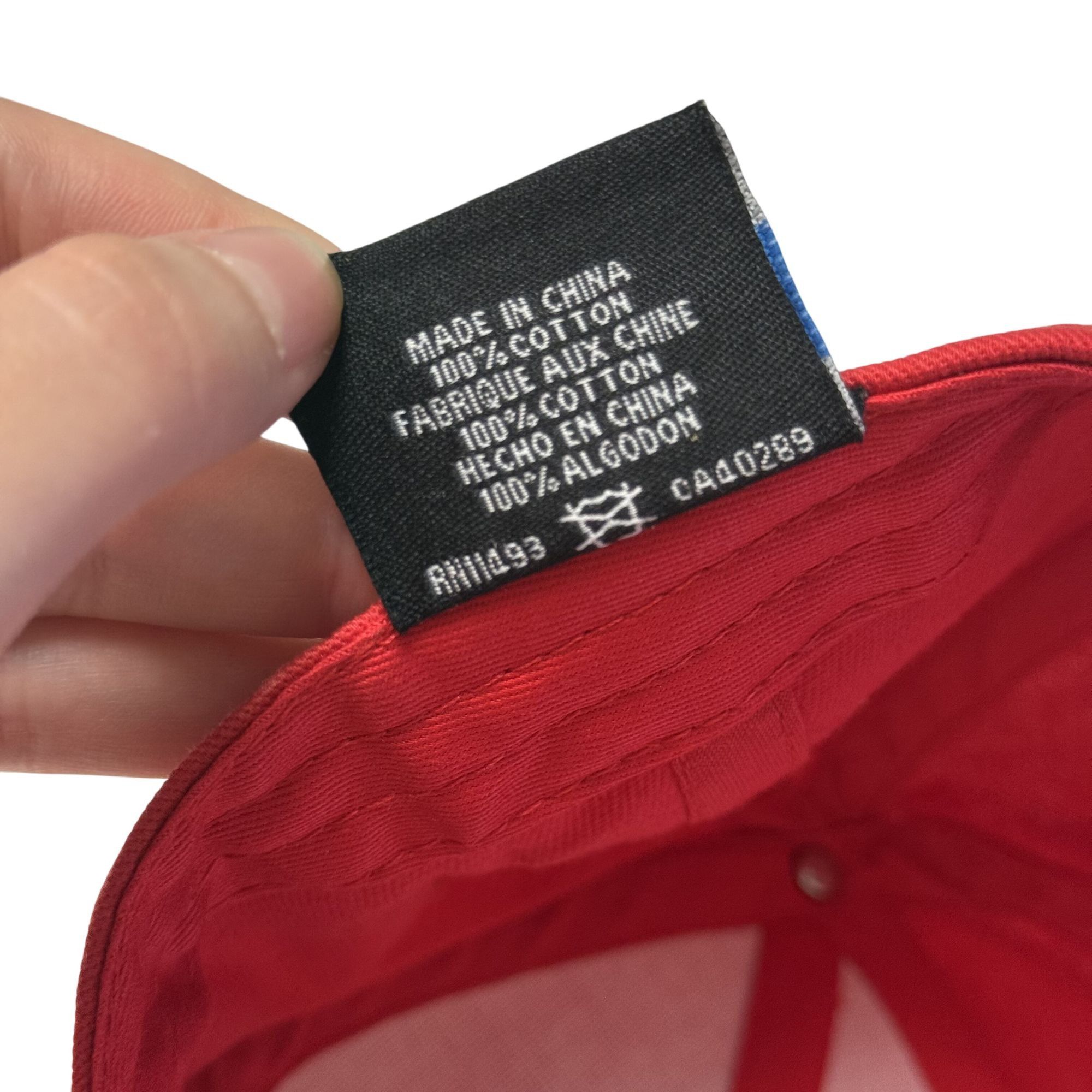 New Era Vtg New Era Red Hat SNAP on RACING Logo Embroidered Cap Size ONE SIZE - 5 Thumbnail