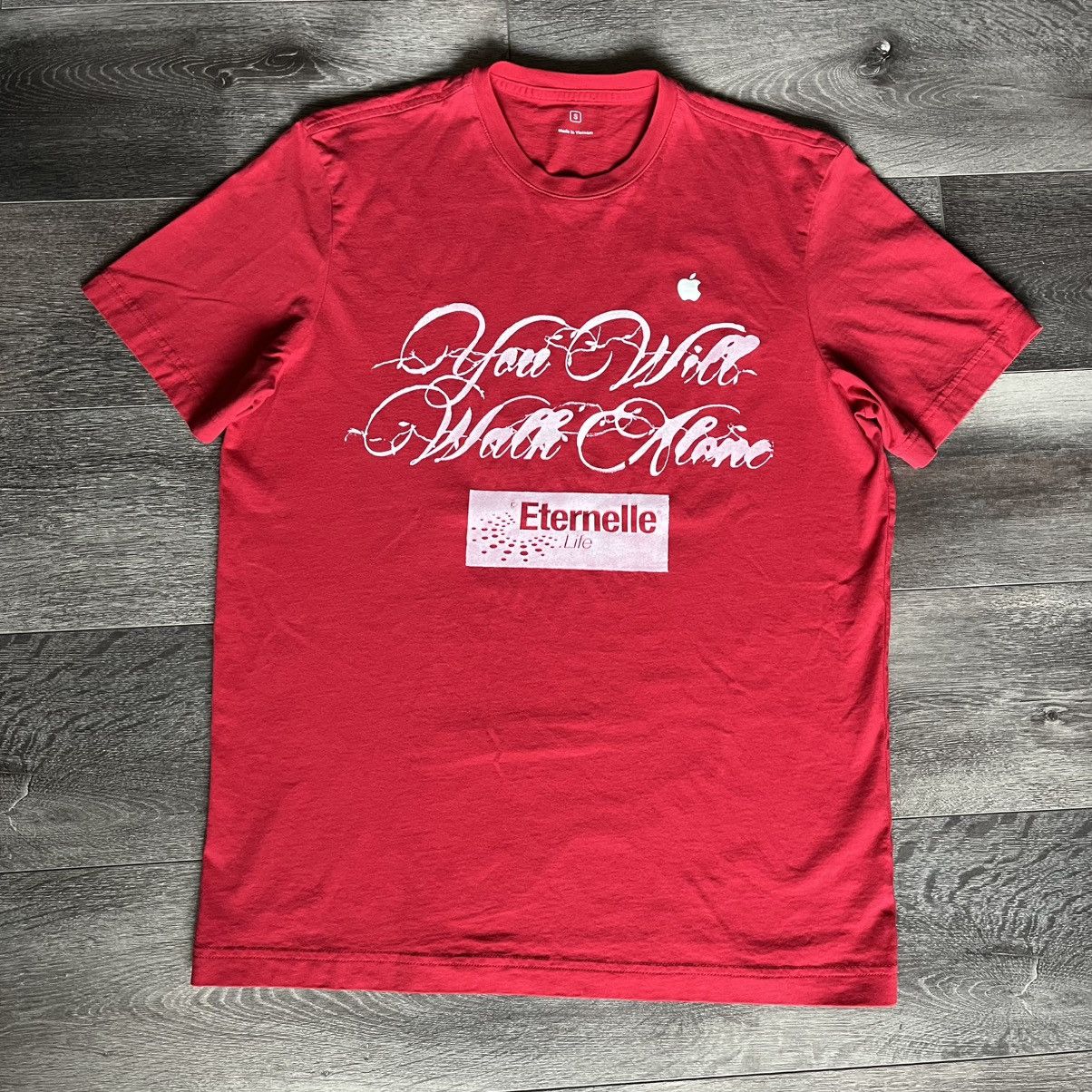 Apple × Vintage 3F Apple Eternelle Life You Will Walk Alone Graphic Logo Tee Size US S / EU 44-46 / 1 - 1 Thumbnail