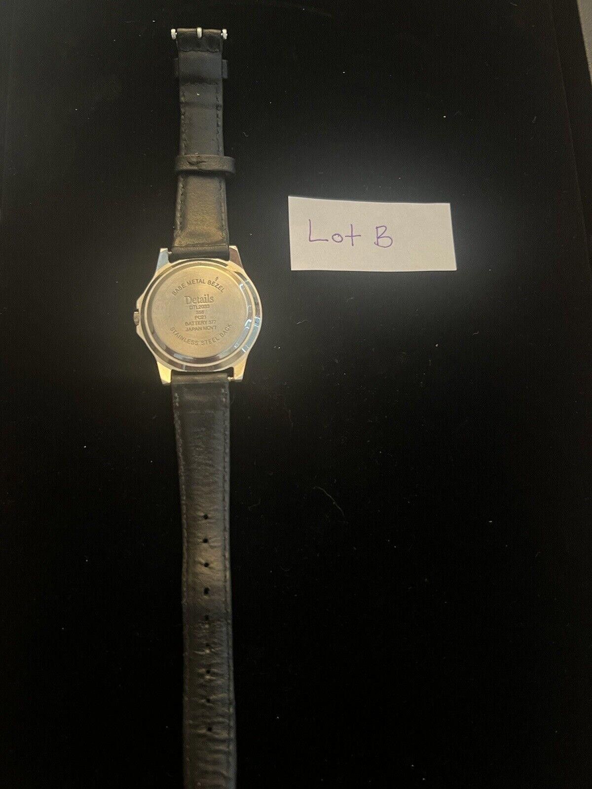 Designer Detail Watch New Battery Size ONE SIZE - 4 Thumbnail