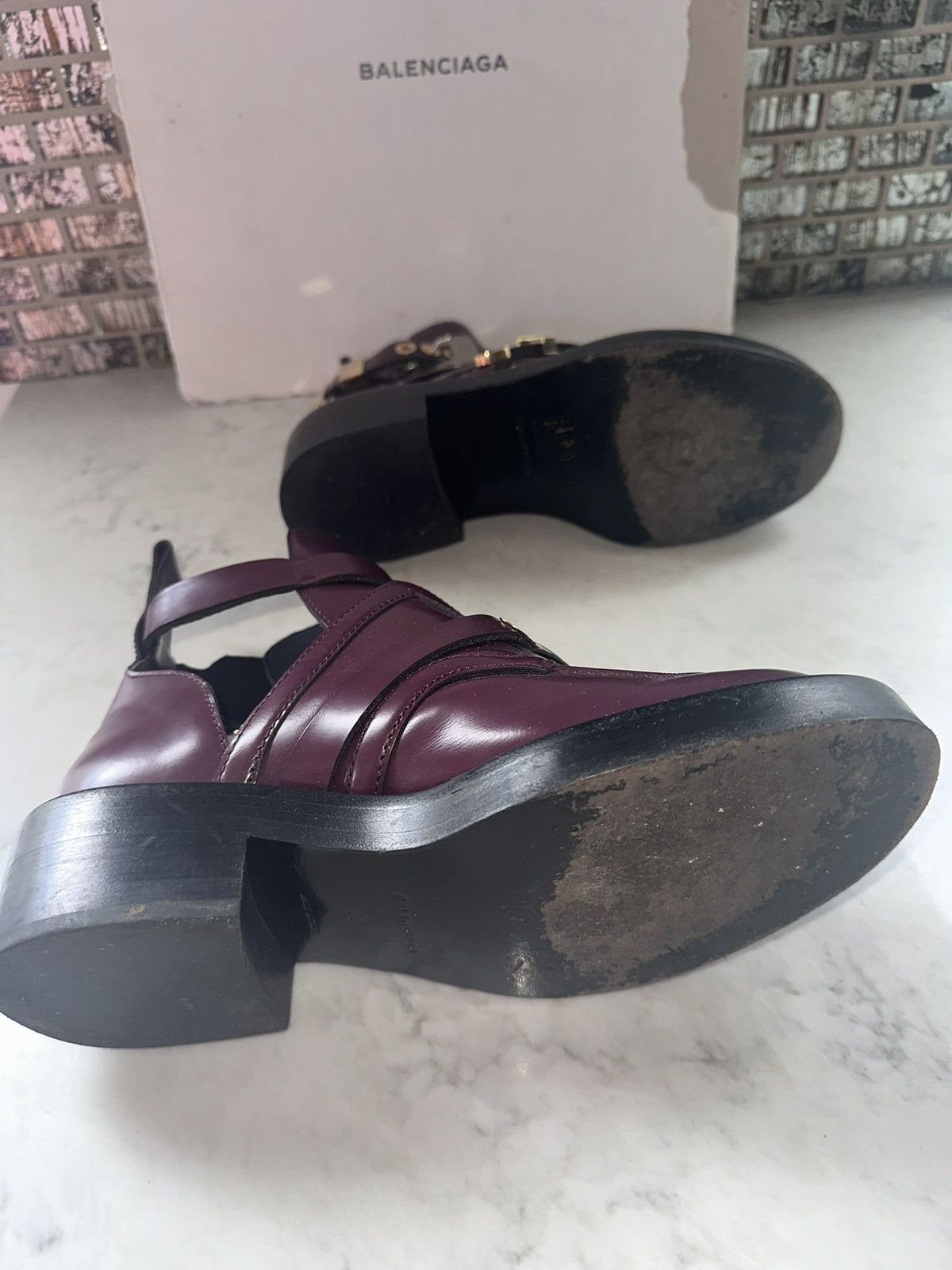 Balenciaga BALENCIAGA - CEINTURE ANKLE BOOTS Size 8 Size US 8 / IT 38 - 15 Thumbnail