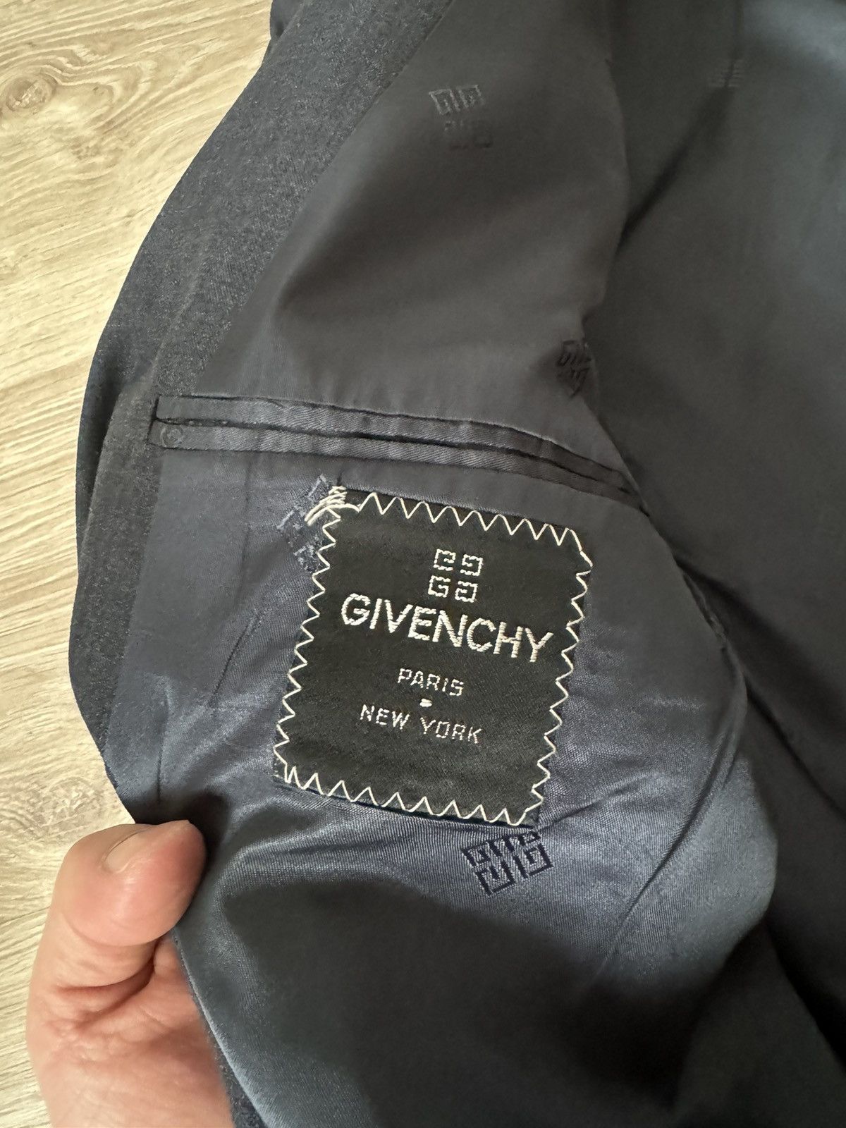 Givenchy Vintage Givenchy Wool Blazer Size 52R - 4 Thumbnail