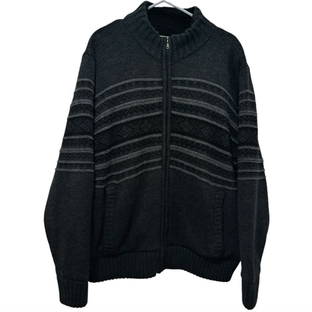 Field & Stream Vintage Field & Stream Zip-Up Sweater Fleece Lined Jacket Em Size US XL / EU 56 / 4 - 1 Thumbnail