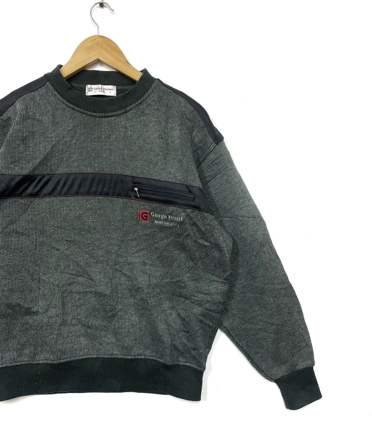 Ferrari × Vintage Vintage Giorgio Ferrari Pocket Zipper Big Logo Size US L / EU 52-54 / 3 - 2 Thumbnail