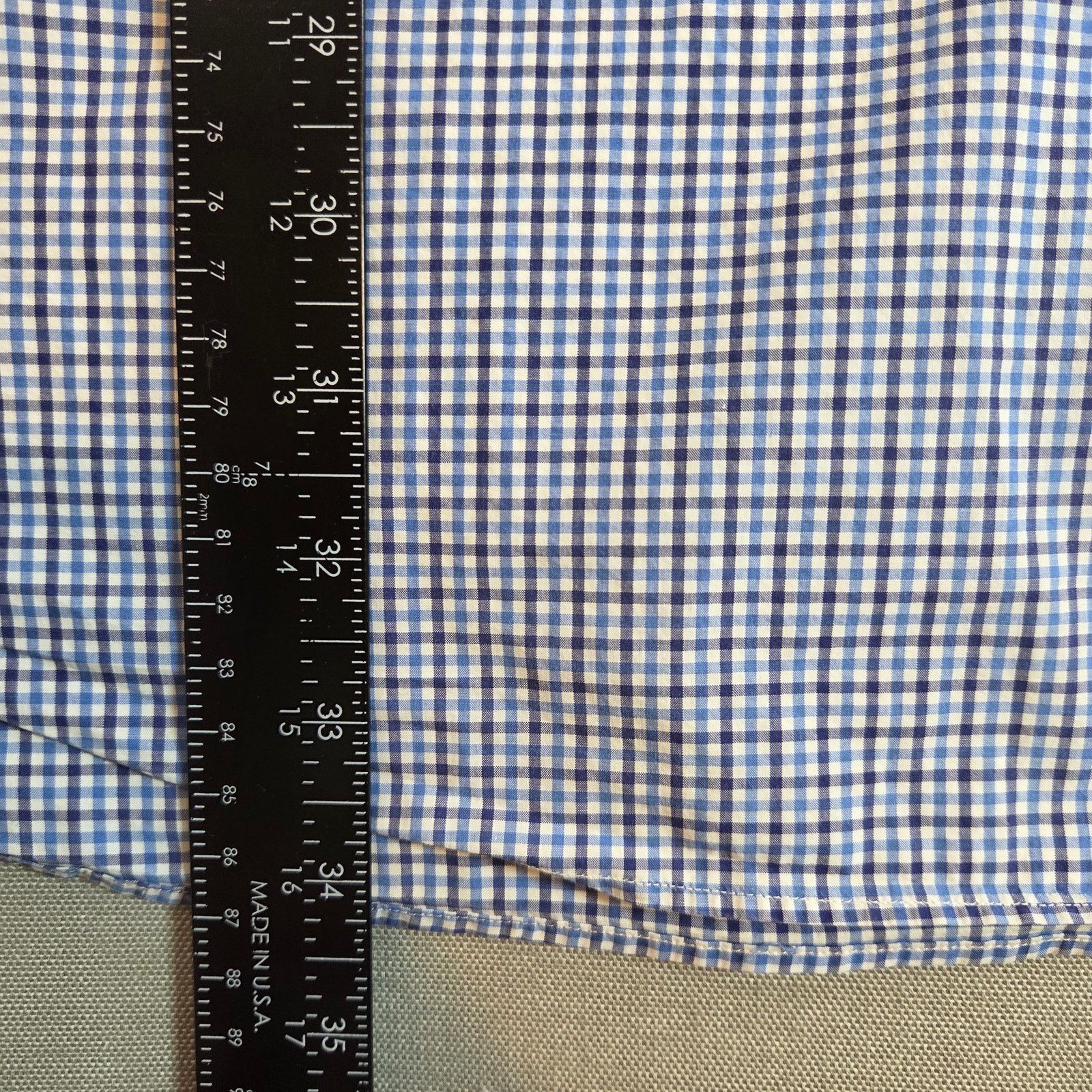 Polo Ralph Lauren Polo Ralph Lauren 2XLT Blue Gingham Cotton Shirt Size US XXL / EU 58 / 5 - 8 Thumbnail