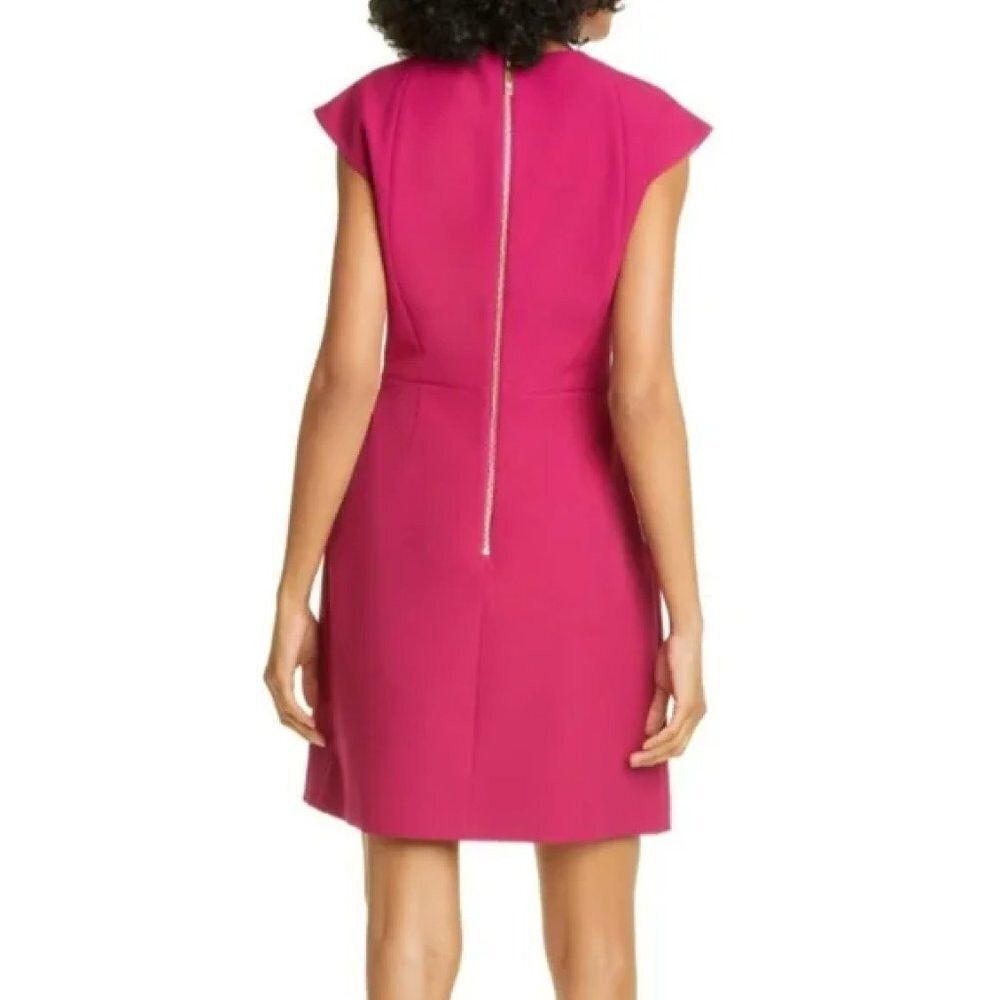 Ted Baker Women's 2 (6) Ted Baker London Magenta Polly Structured Bow Size M / US 6-8 / IT 42-44 - 3 Thumbnail