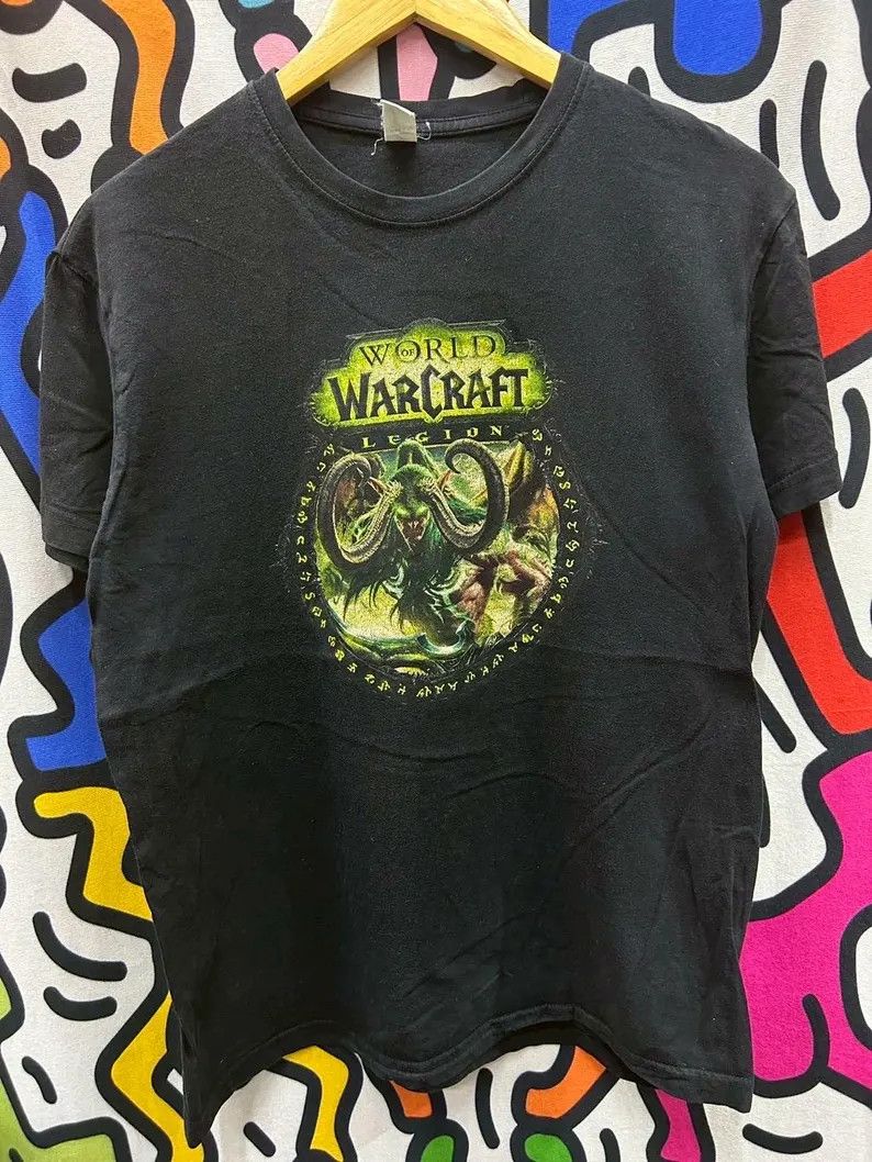 Vintage Vintage 2000s World of Warcraft tshirt size M Size US M / EU 48-50 / 2 - 2 Thumbnail