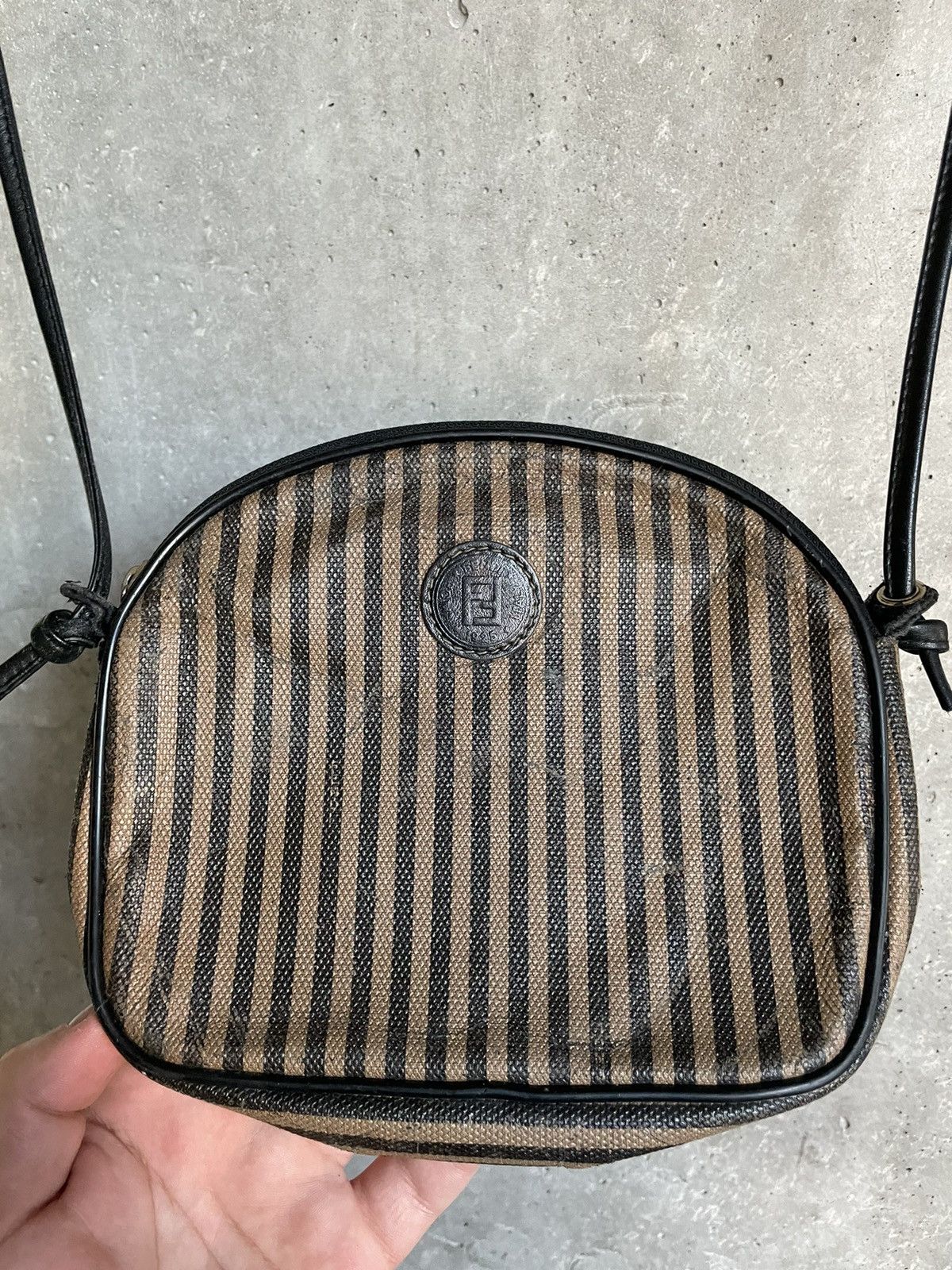 Fendi Vintage 90s Fendi Distressed Shoulder Crossbody Bag Size ONE SIZE - 3 Thumbnail