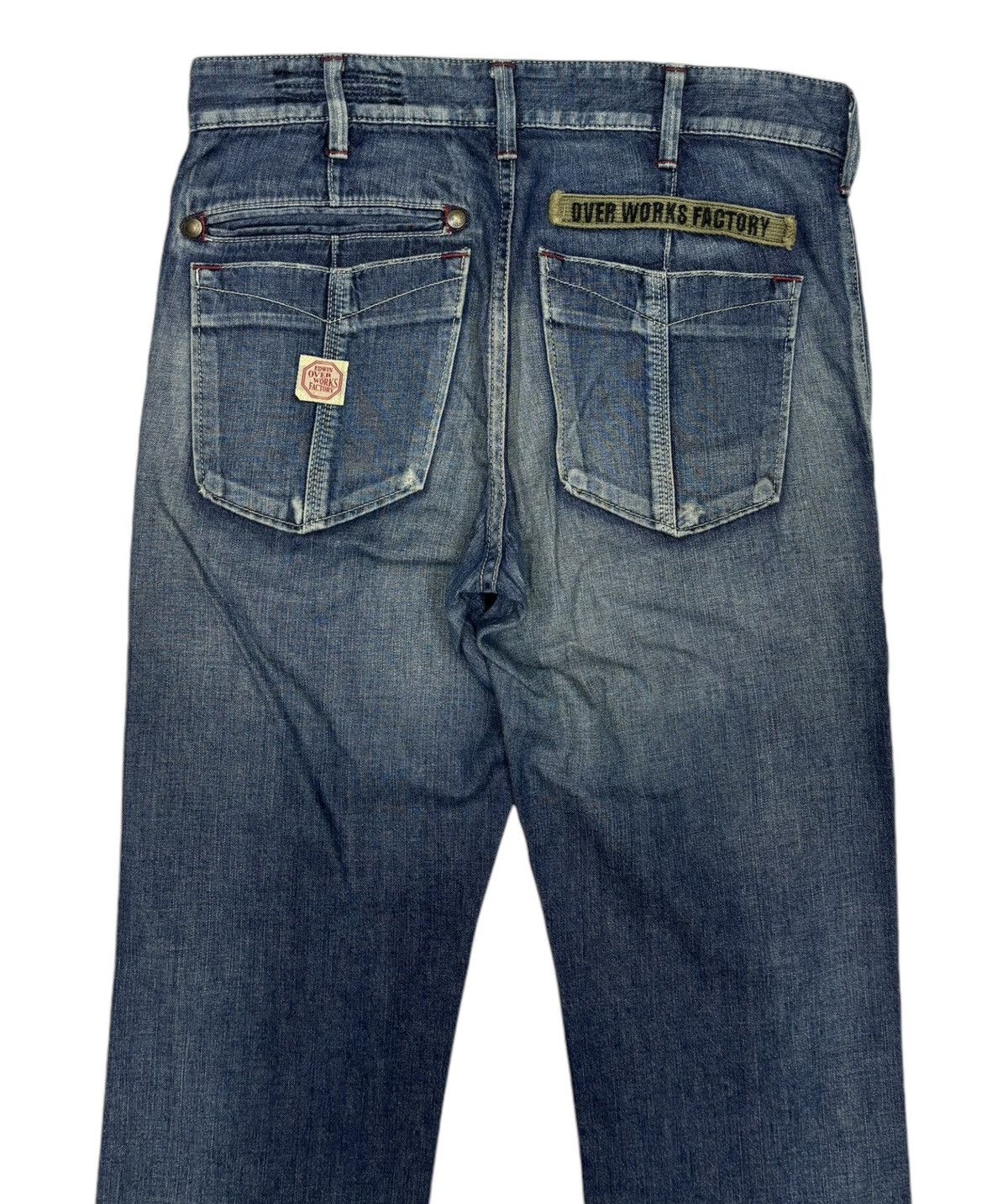 Kapital 🔥EDWIN OVER WORKS FACTORY CLAWMARK DENIM PANTS Size US 32 / EU 48 - 4 Thumbnail