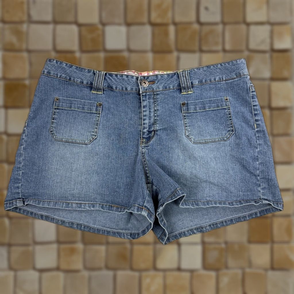 Vintage Duck Head Jeans Co Womens Shorts Denim Jean Plus 20 Blue Boyfriend Size 20 Womens Jeans Size 42" / US 20 - 1 Thumbnail
