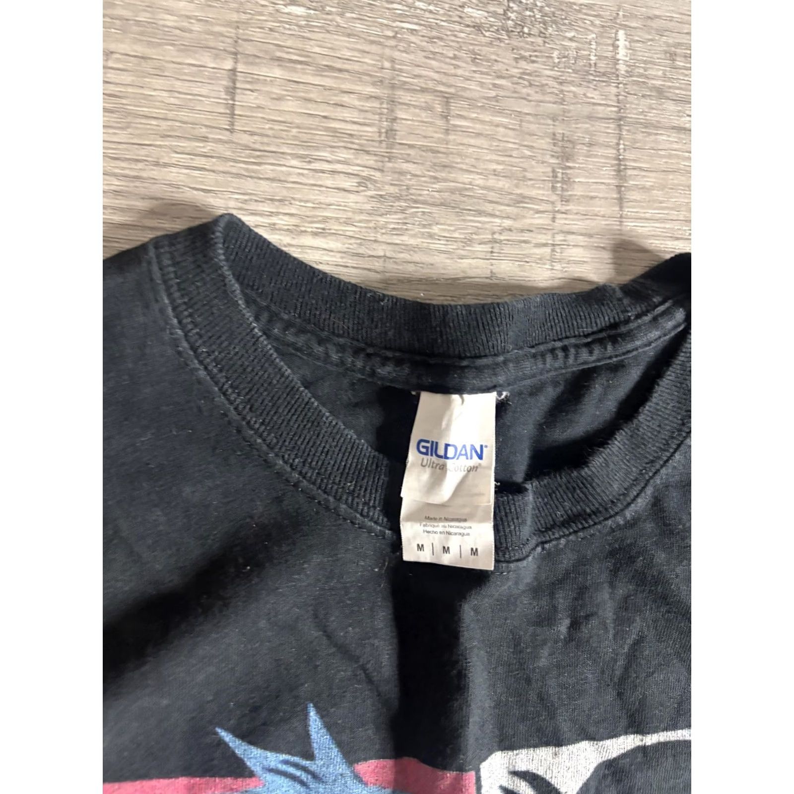 Gildan Gorillaz Shirt Mens Medium Black Long Sleeve Band Graphic Gildan Tee T-Shirt Size US M / EU 48-50 / 2 - 3 Thumbnail