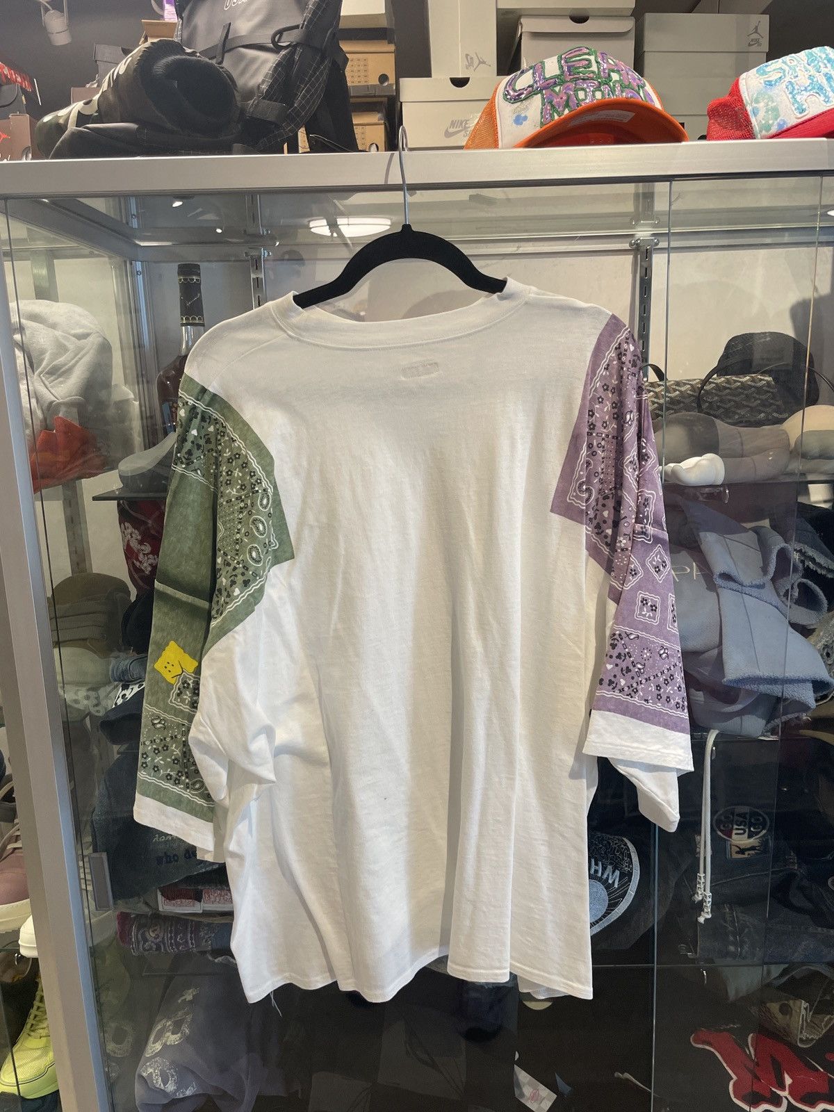 Kapital Kapital Huge Bandana Shirt White Purple Green Size US S / EU 44-46 / 1 - 2 Thumbnail