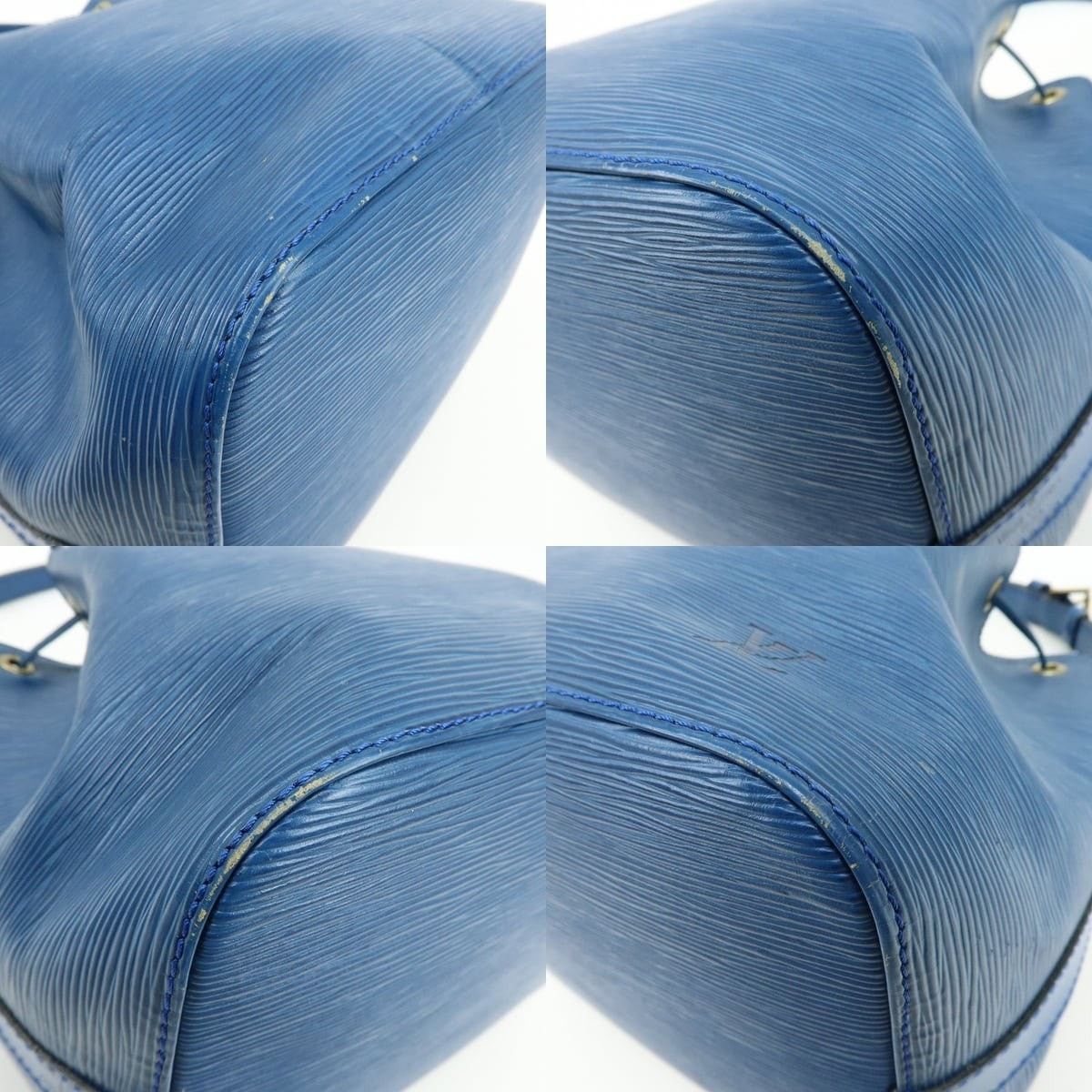 Louis Vuitton Louis Vuitton Epi Petit Noe Shoulder Bag Leather Bucket Blue Size ONE SIZE - 5 Thumbnail
