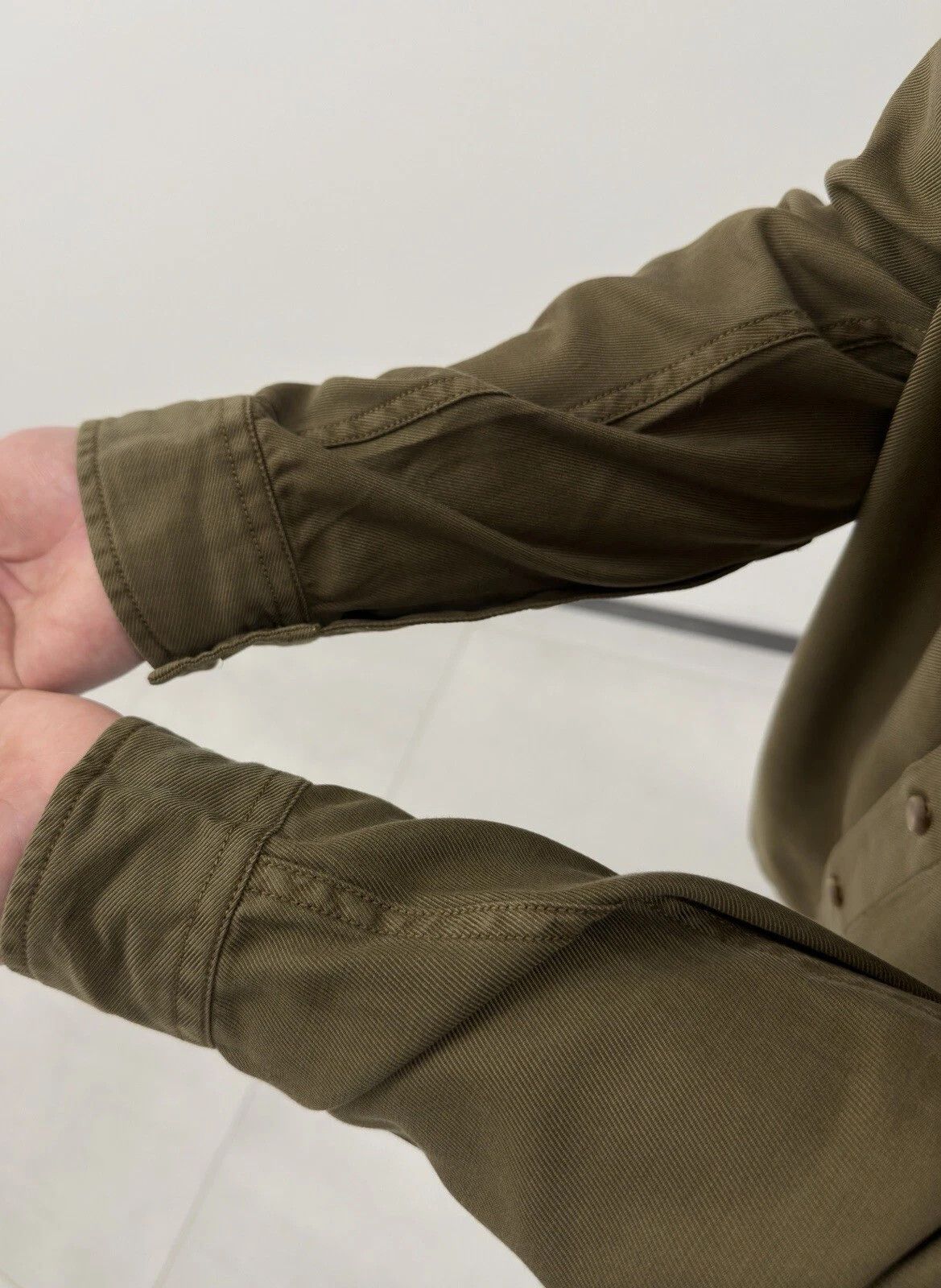 Nudie Jeans Nudie Jeans Mens Cotton Shirt Buttons Military Army Style Size US S / EU 44-46 / 1 - 6 Thumbnail