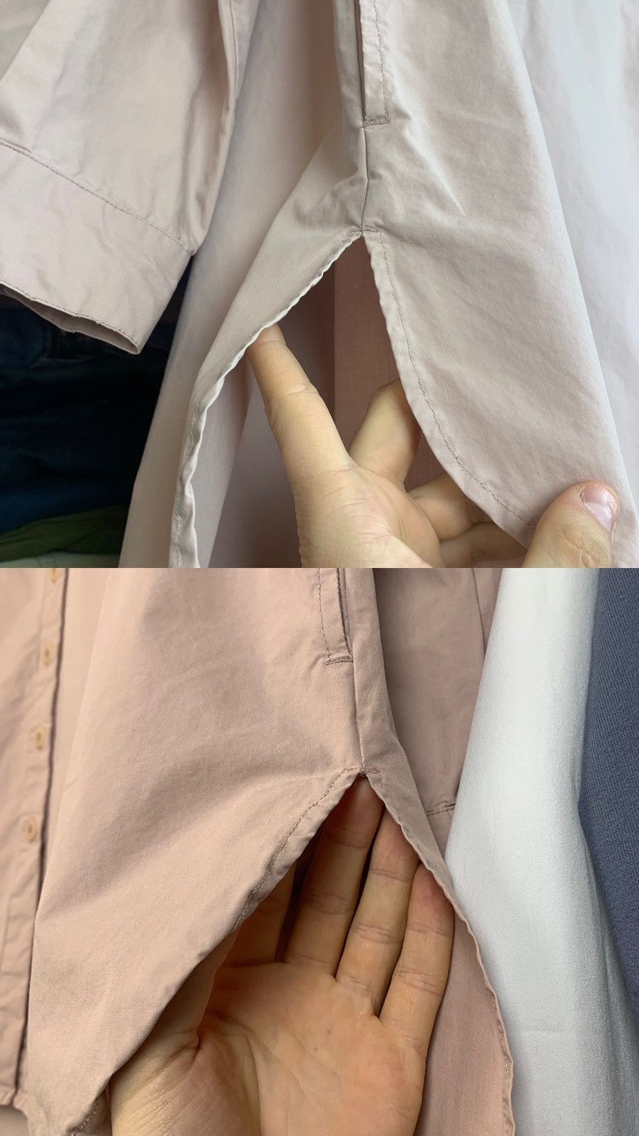 Ewa i Walla Woman’s Elongated Shirt With Buttons