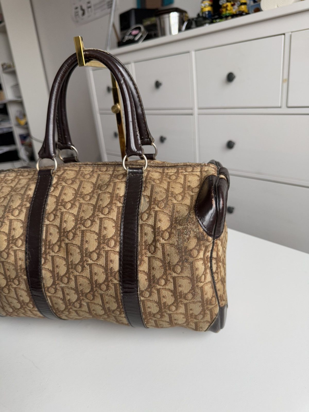 Designer × Dior × Vintage Vintage 90s Dior monogram bowling bag old money designer y2k Size ONE SIZE - 8 Thumbnail