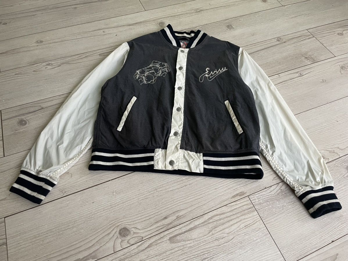 Evisu × Japanese Brand × Vintage Evisu Bomber Jacket Size US L / EU 52-54 / 3 - 8 Thumbnail