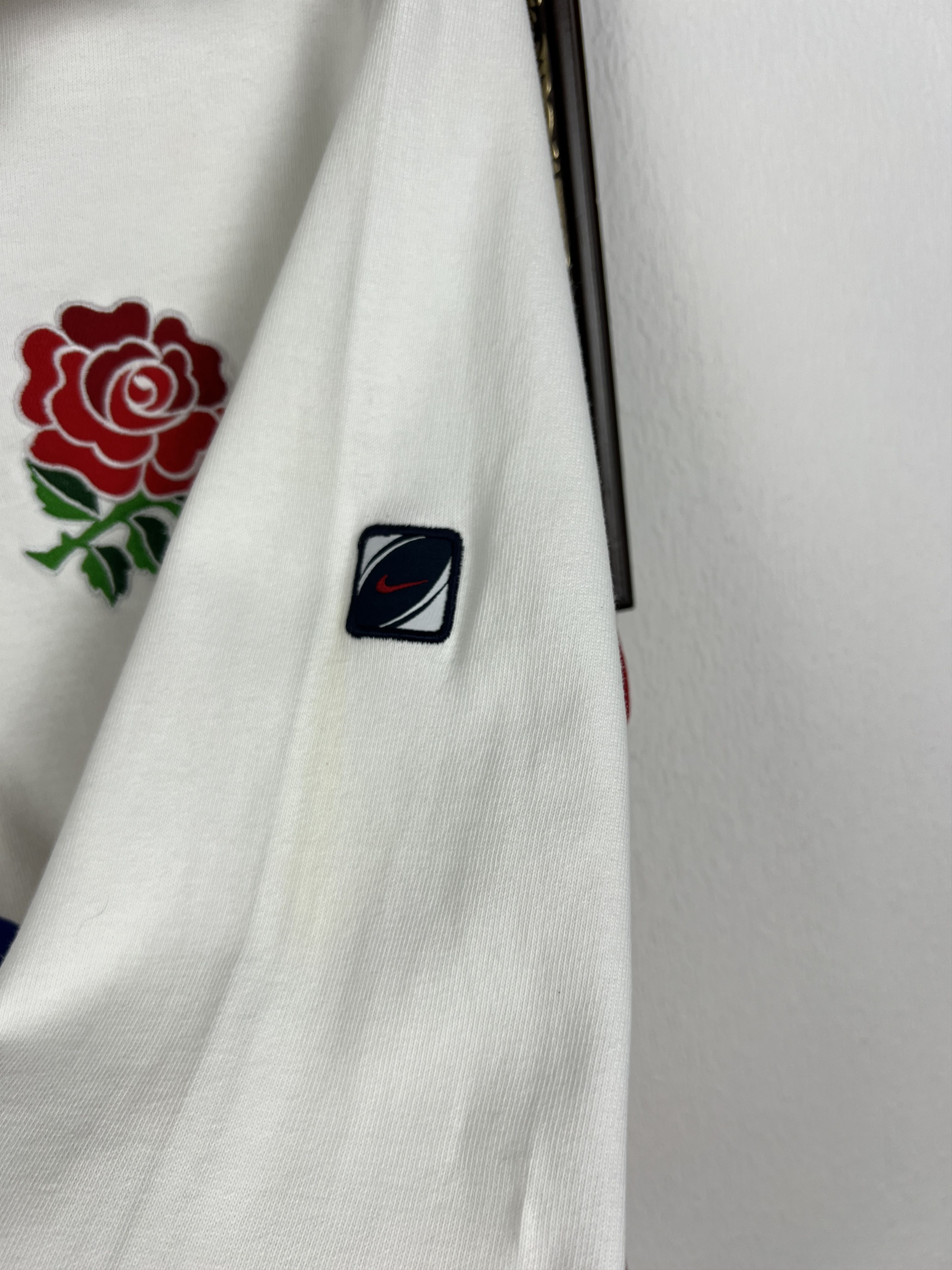 Nike Vintage Nike England Rugby Union Long Sleeve Jersey Shirt Size US L / EU 52-54 / 3 - 4 Thumbnail