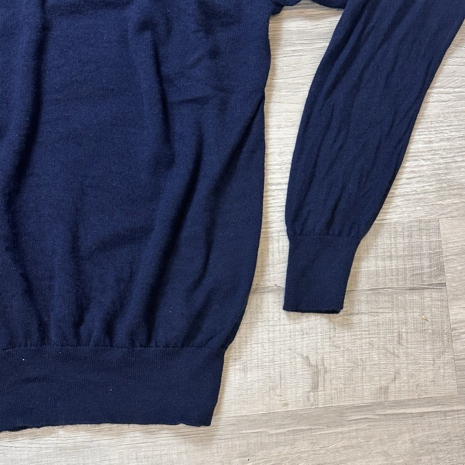 Peter Millar Peter Millar V-Neck Sweater Wool Silk Blend Mens Large Size US L / EU 52-54 / 3 - 3 Thumbnail