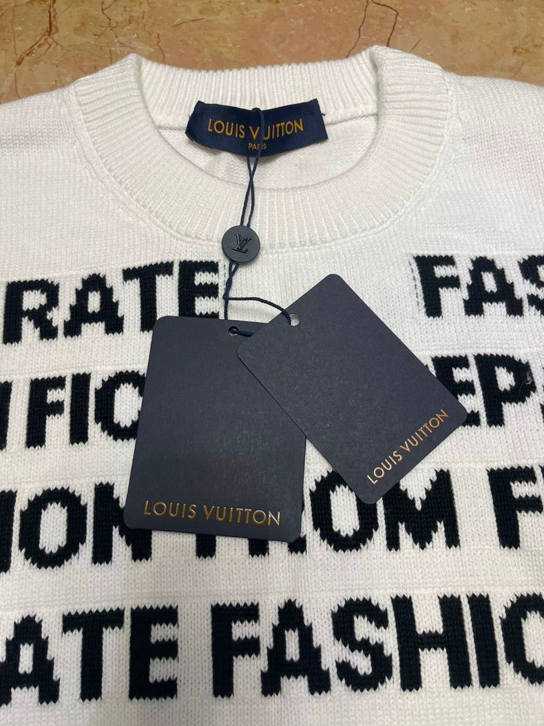 Louis Vuitton Louis Vuitton 21Ss New Letter Logo Sweater 2501-Nextarrow Size US M / EU 48-50 / 2 - 5 Thumbnail