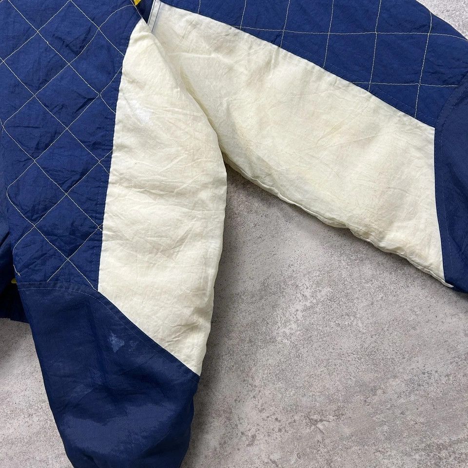 NCAA × Starter × Vintage RARE MICHIGAN WOLVERINES STARTER PUFFER JACKET HOODIE SIZE L Size US L / EU 52-54 / 3 - 9 Thumbnail