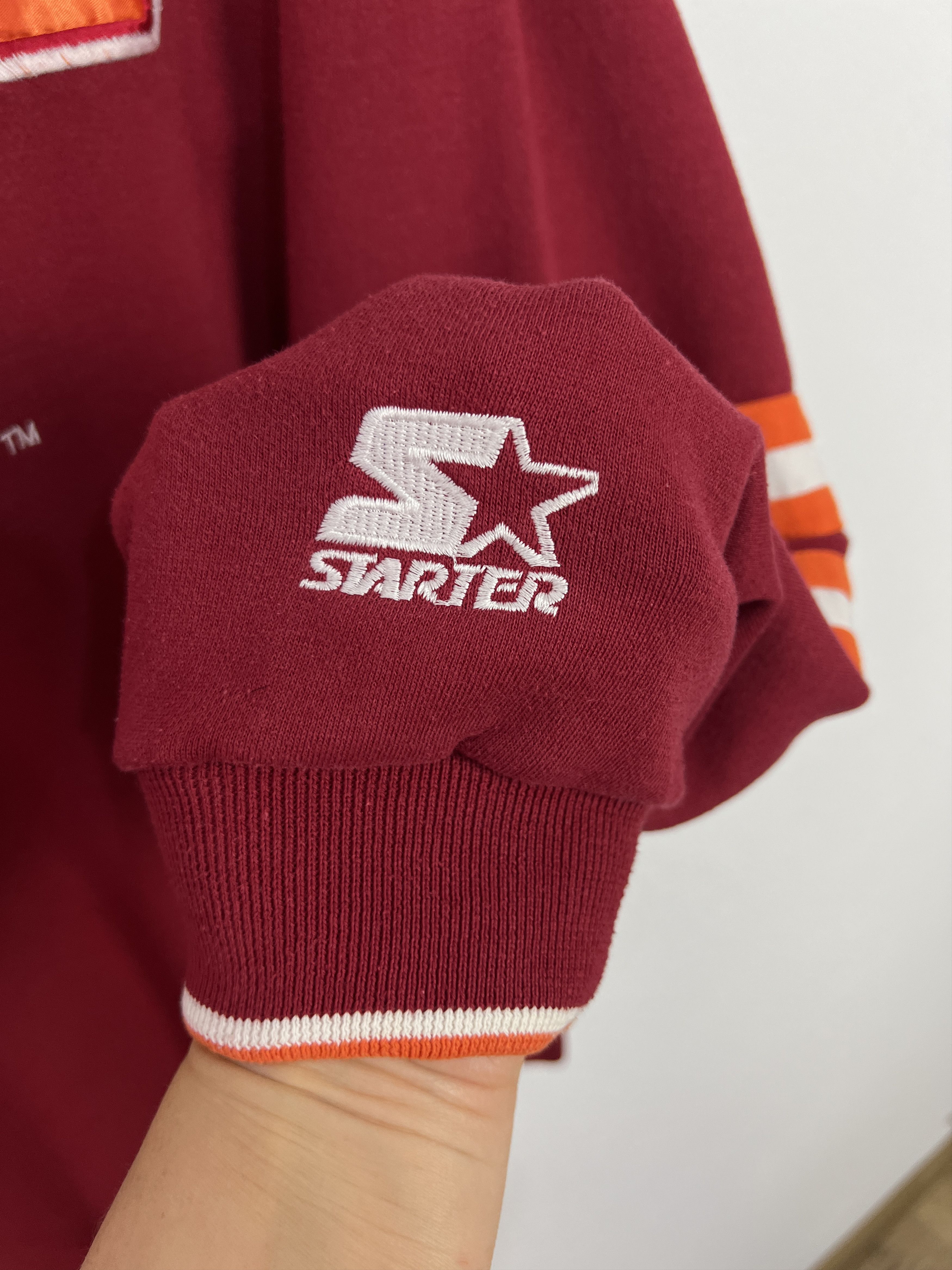 Starter Vintage Virginia Tech Sweatshirt Big Logo Crewneck Rare NCAA Size US L / EU 52-54 / 3 - 4 Thumbnail